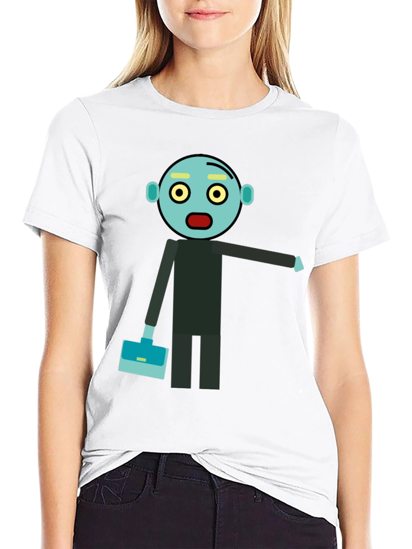 Animated Zombie Businessman Graphic Tee
