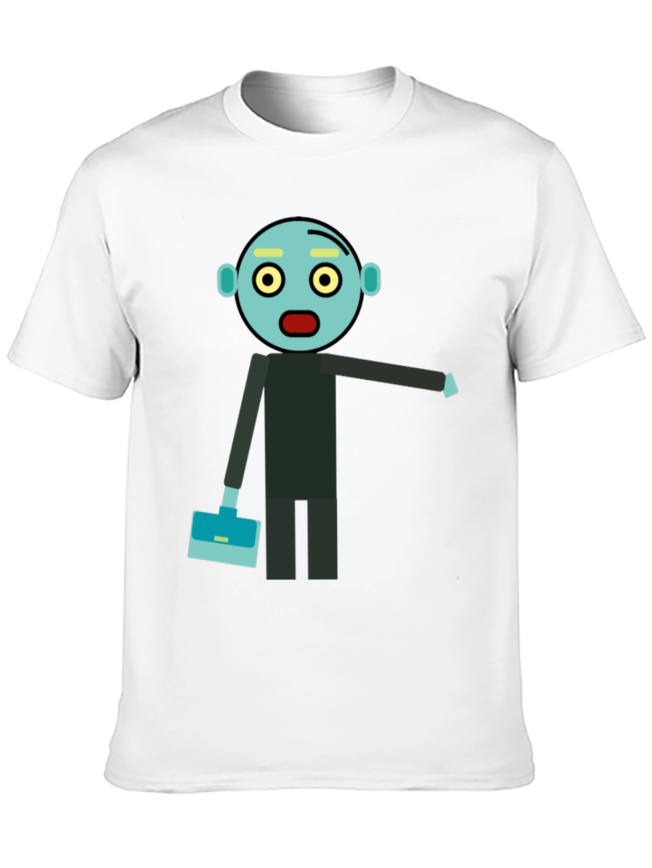 Animated Zombie Businessman Graphic Tee