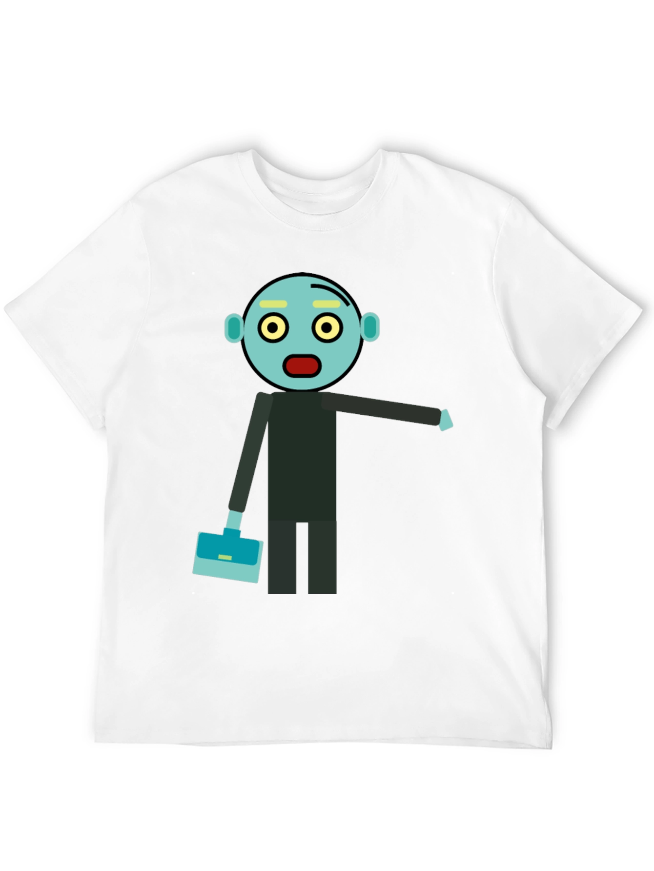 Animated Zombie Businessman Graphic Tee