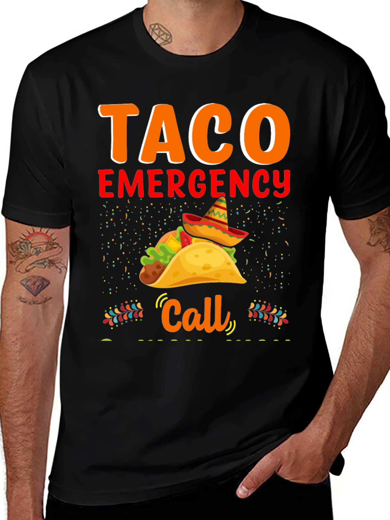 Taco Emergency Call Graphic Tee