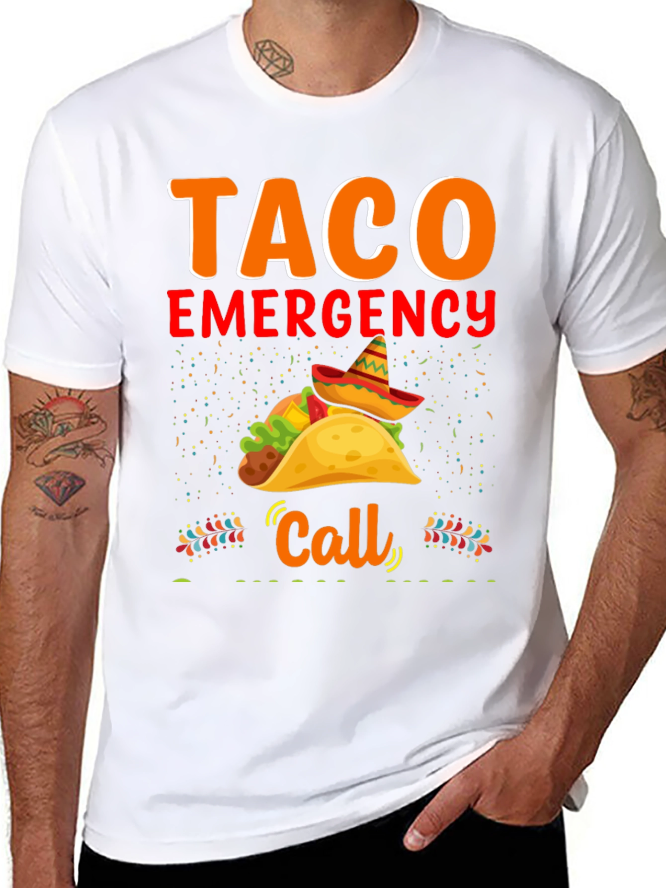 Taco Emergency Call Graphic Tee