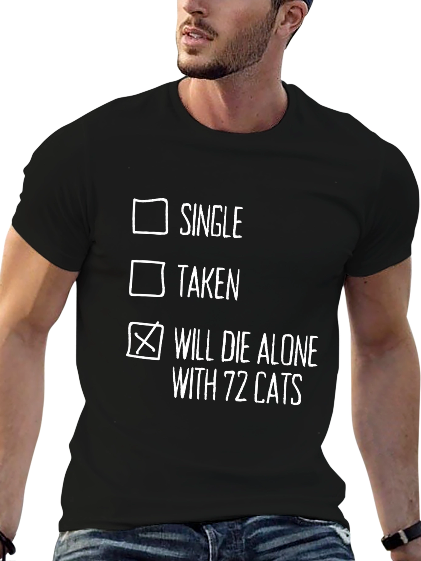 Will Die Alone With Cats T-Shirt