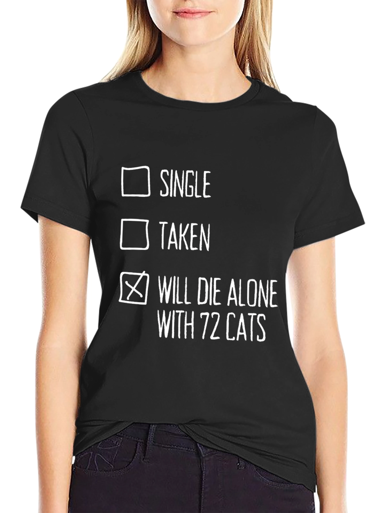 Will Die Alone With Cats T-Shirt