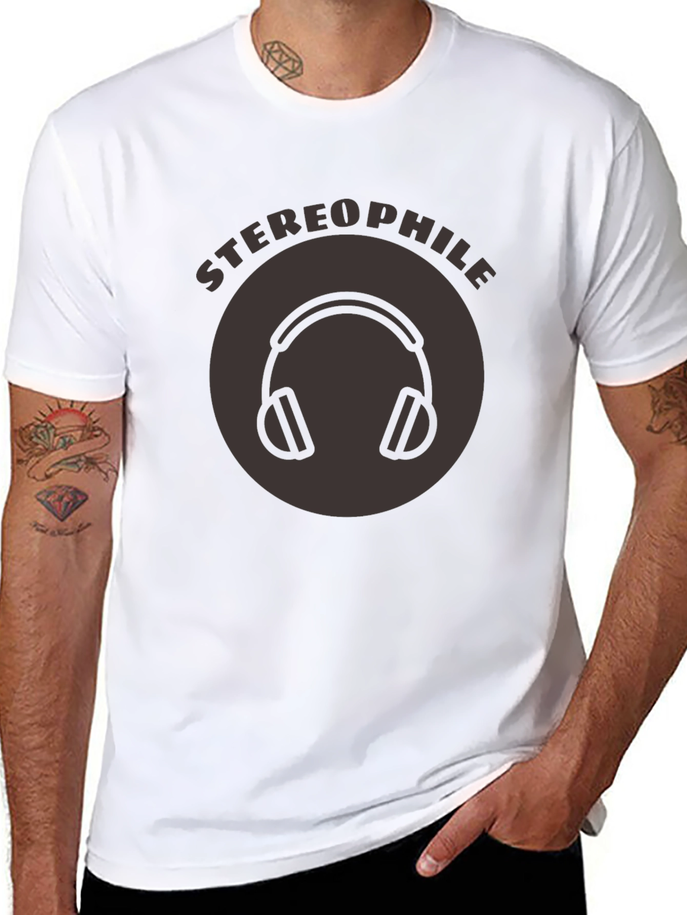 Stereophile Headphone Graphic Tee