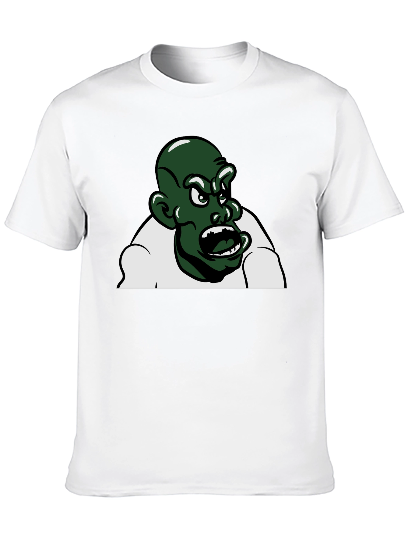 Angry Green Monster Graphic T-Shirt