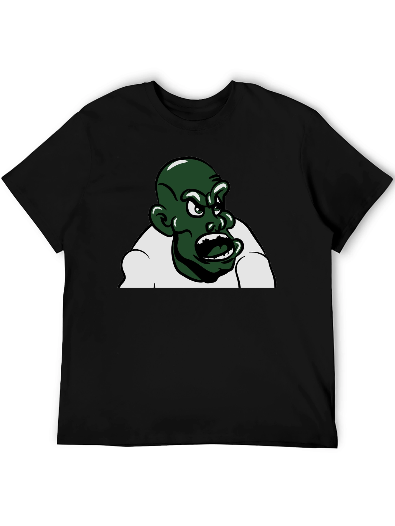 Angry Green Monster Graphic T-Shirt