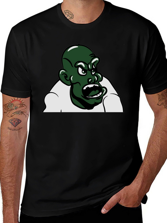 Angry Green Monster Graphic T-Shirt
