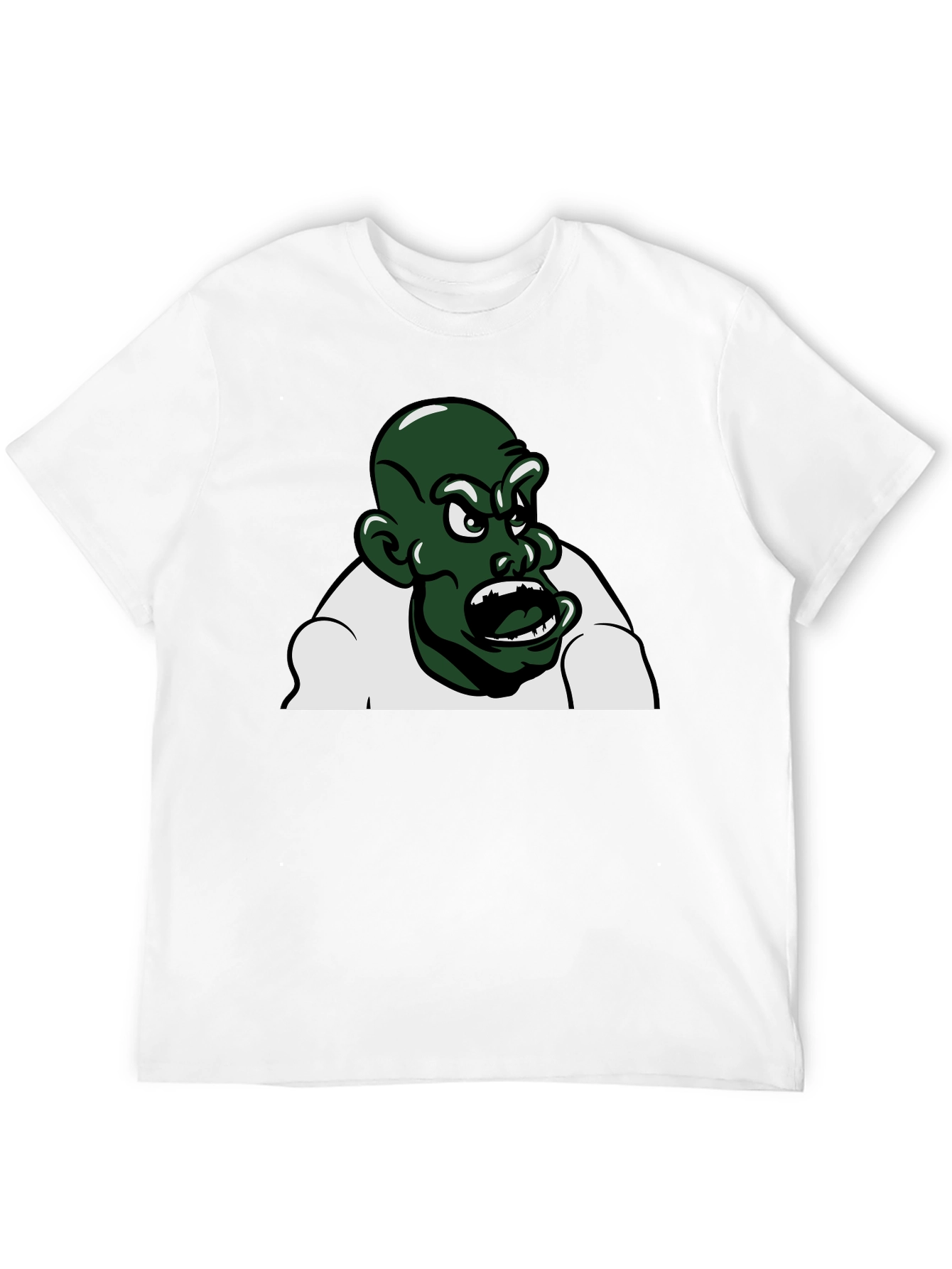 Angry Green Monster Graphic T-Shirt