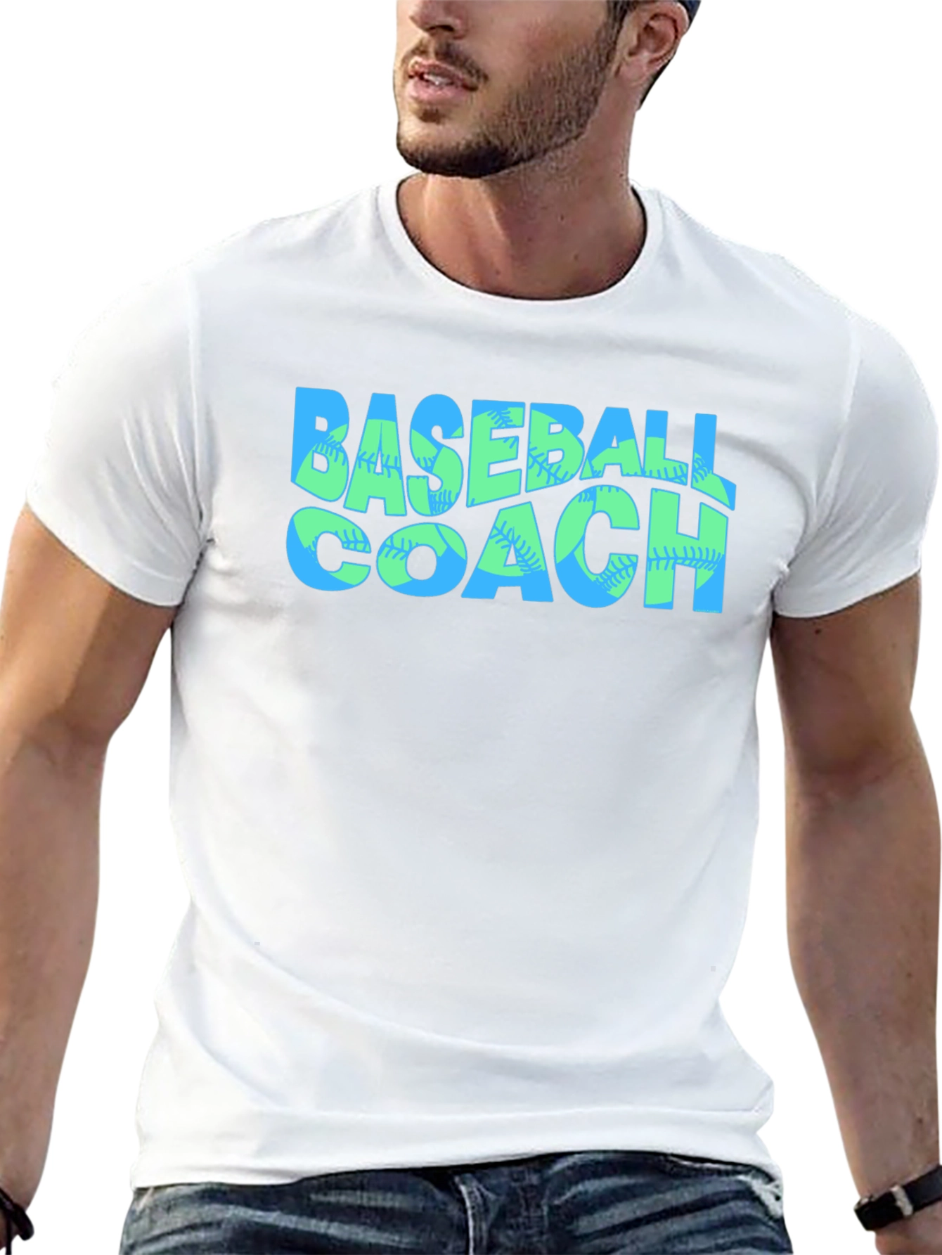 Baseball Coach Graphic T-Shirt