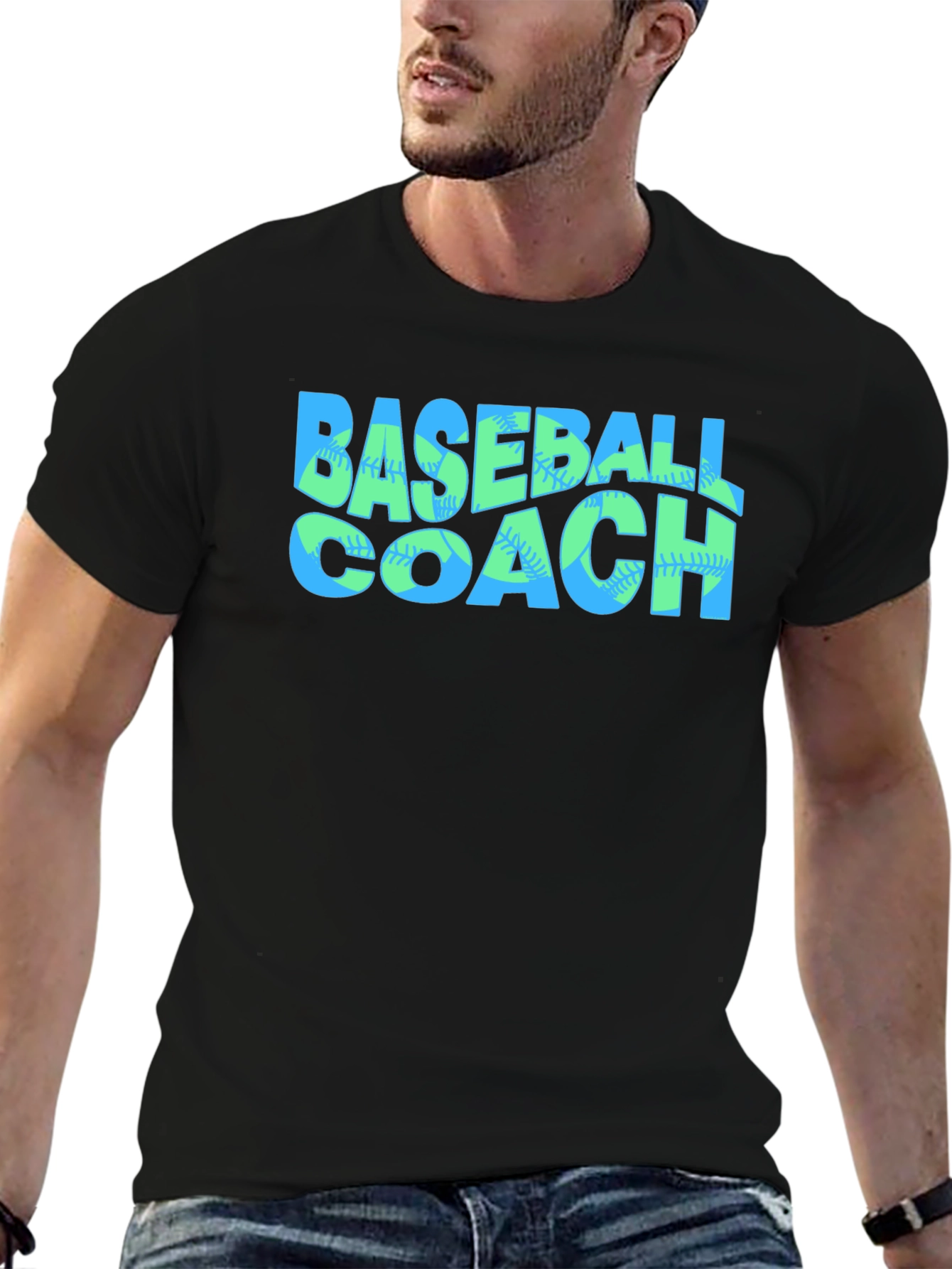 Baseball Coach Graphic T-Shirt