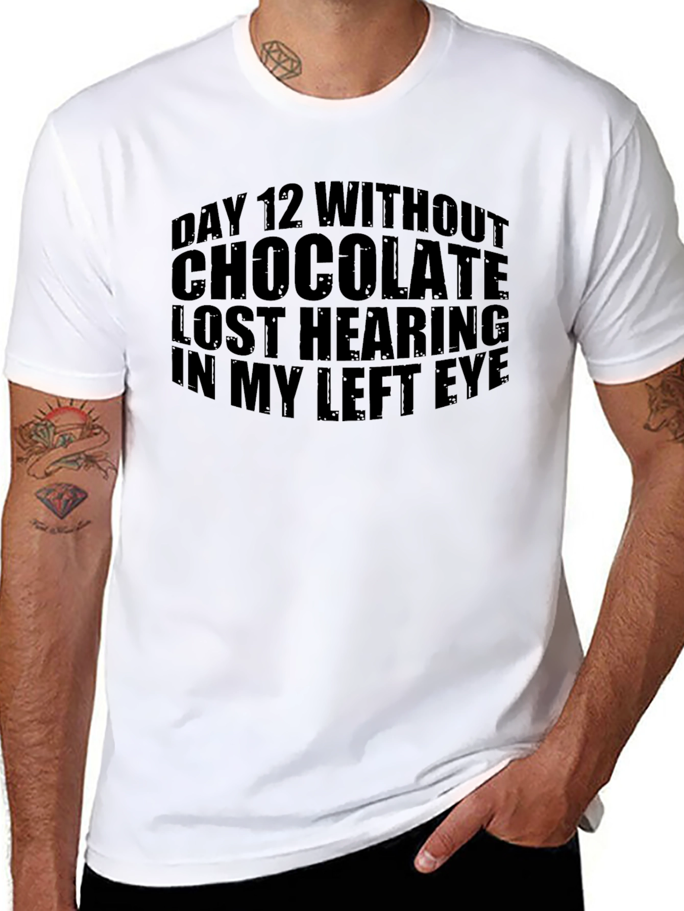 Chocolate Withdrawal Funny Graphic T-Shirt