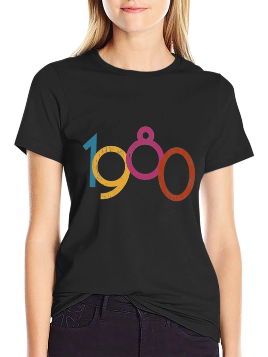 Retro 1980 Graphic Tee - Vintage Style