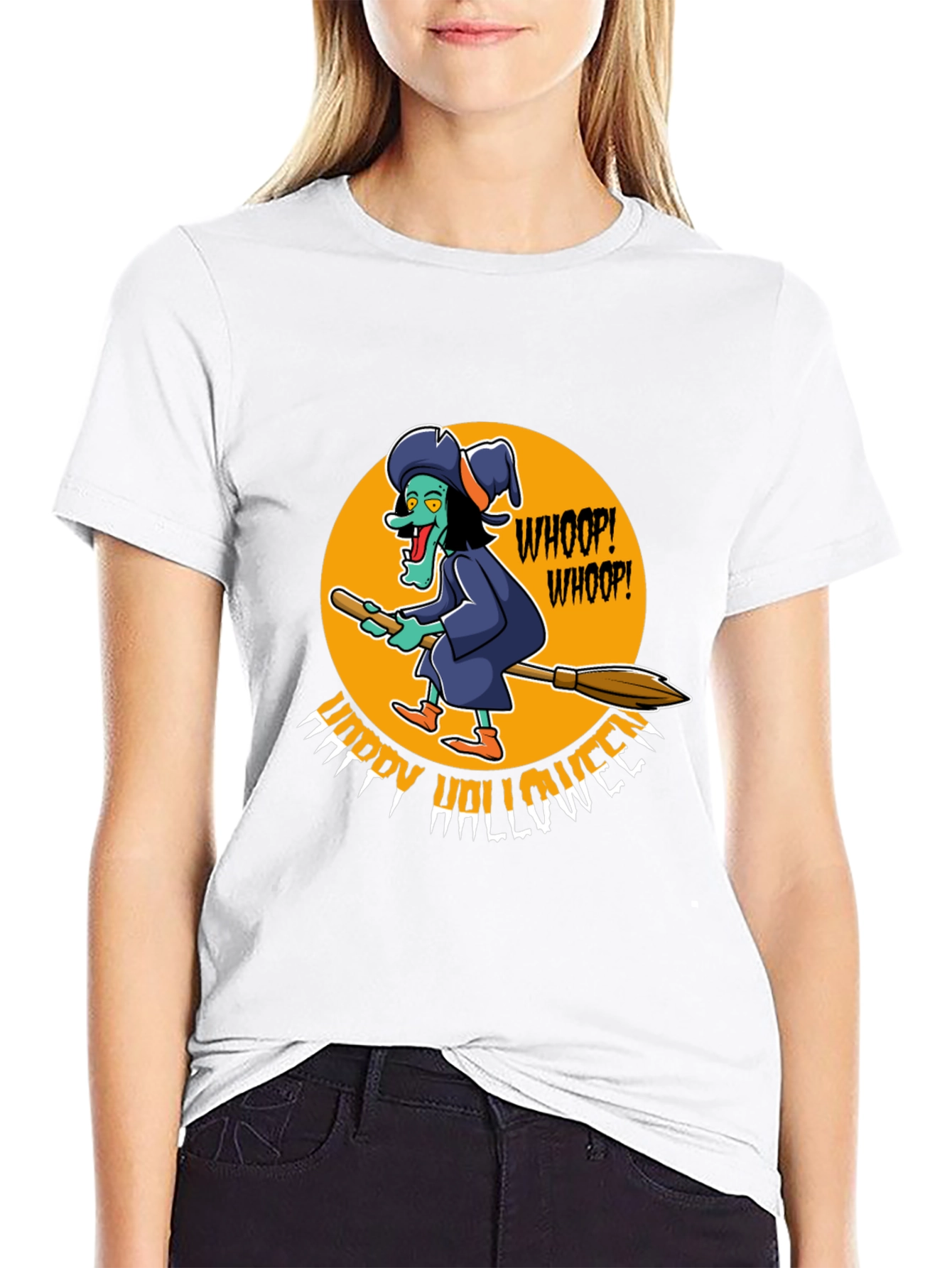 Halloween Witch T-Shirt - Whoop! Whoop! Tee