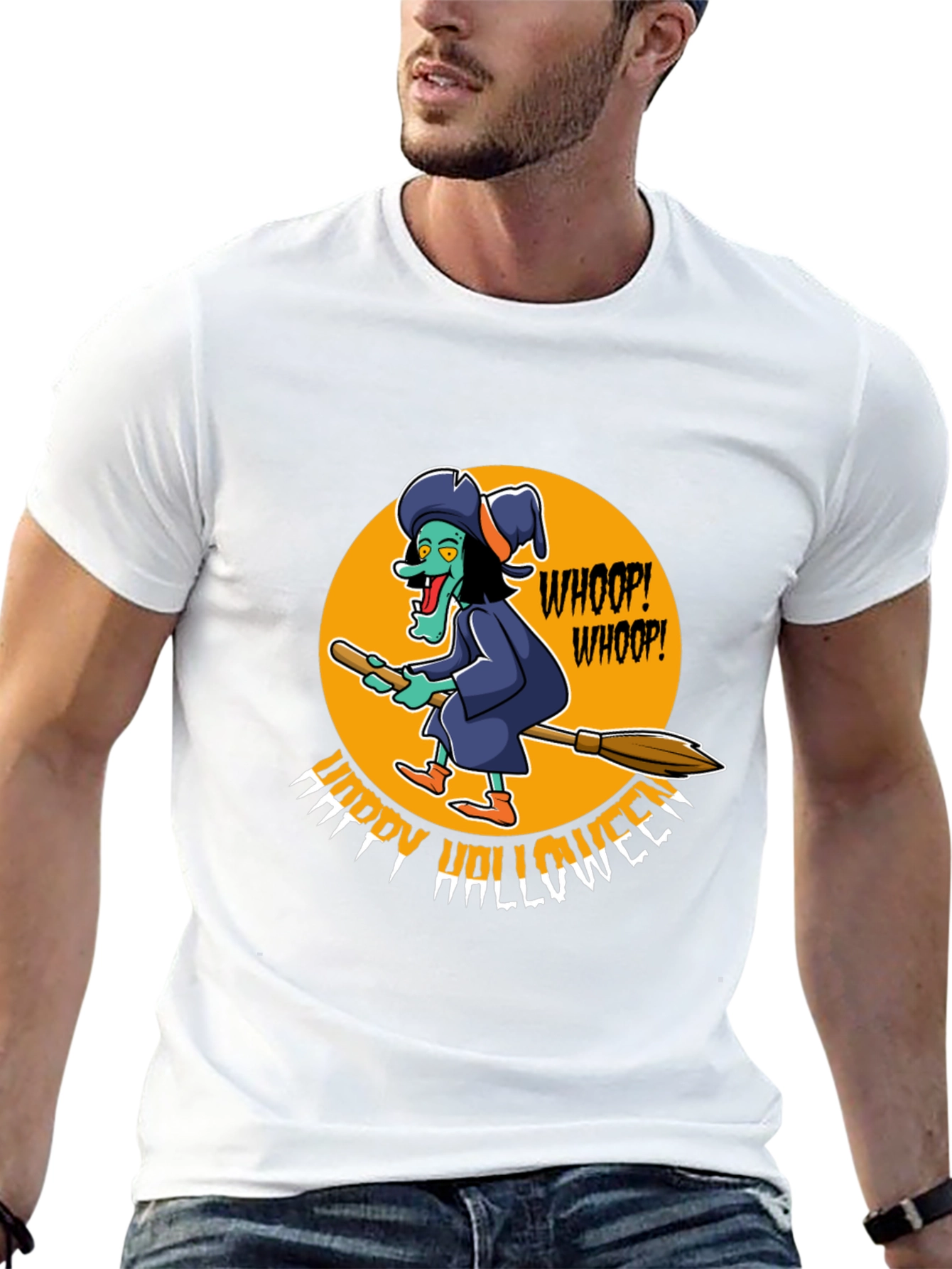 Halloween Witch T-Shirt - Whoop! Whoop! Tee