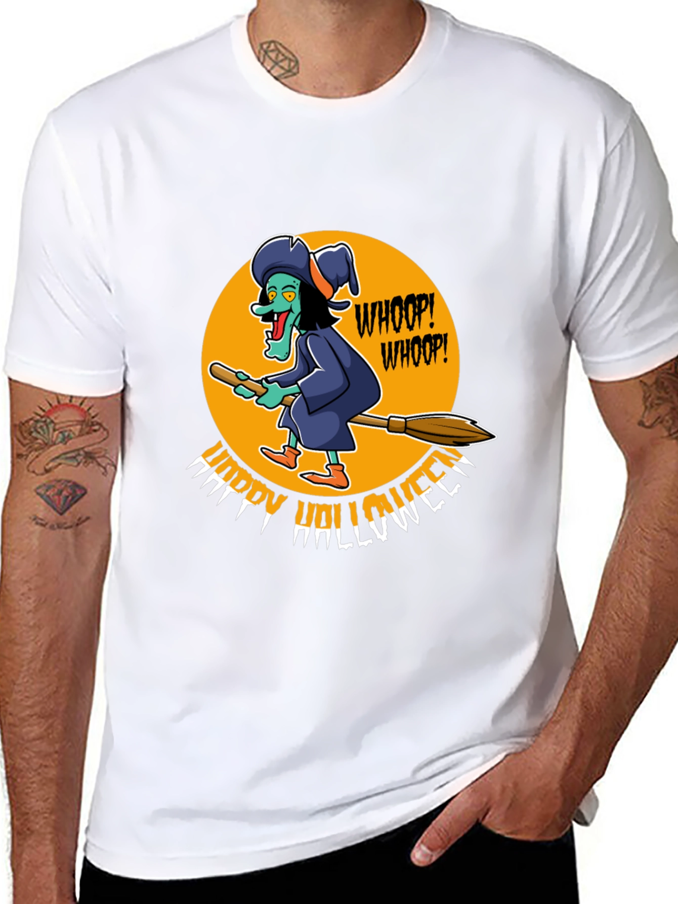 Halloween Witch T-Shirt - Whoop! Whoop! Tee