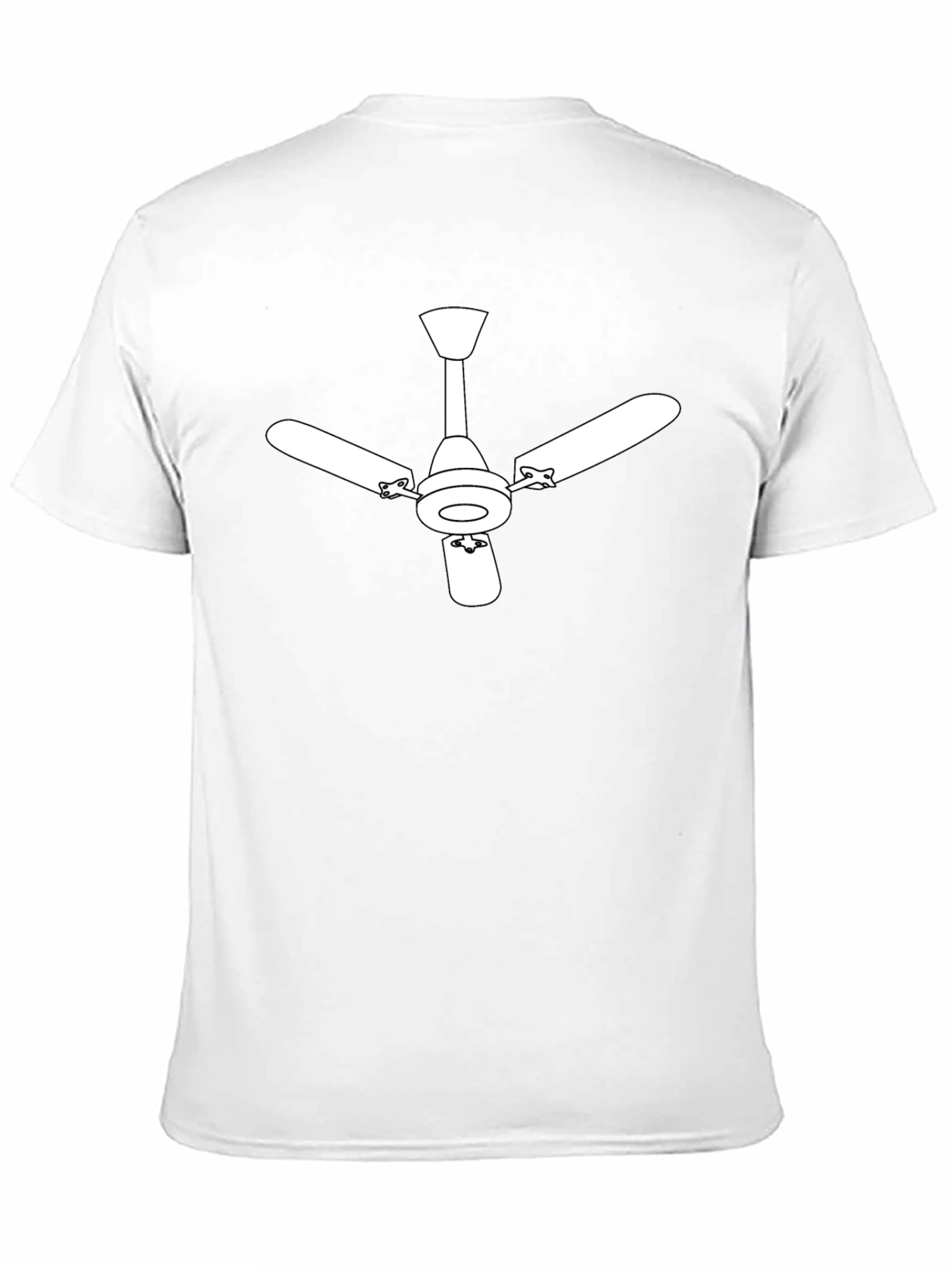 Ceiling Fan Graphic Tee - Modern Style Shirt