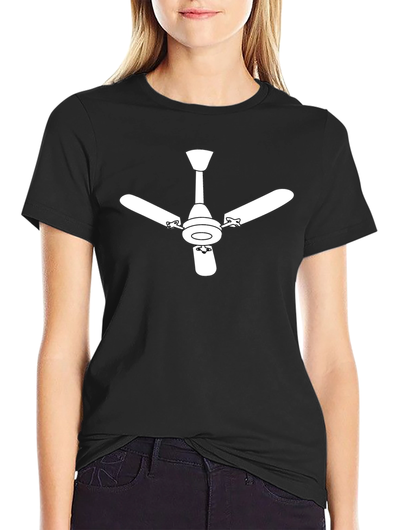 Ceiling Fan Graphic Tee - Modern Style Shirt