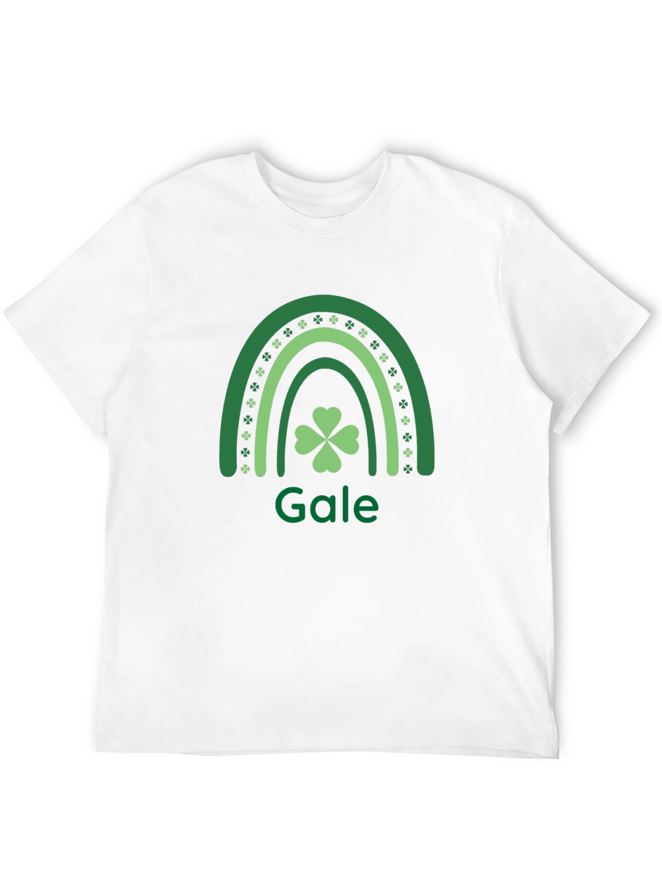 Gale St. Patricks Day Rainbow Clover T-Shirt