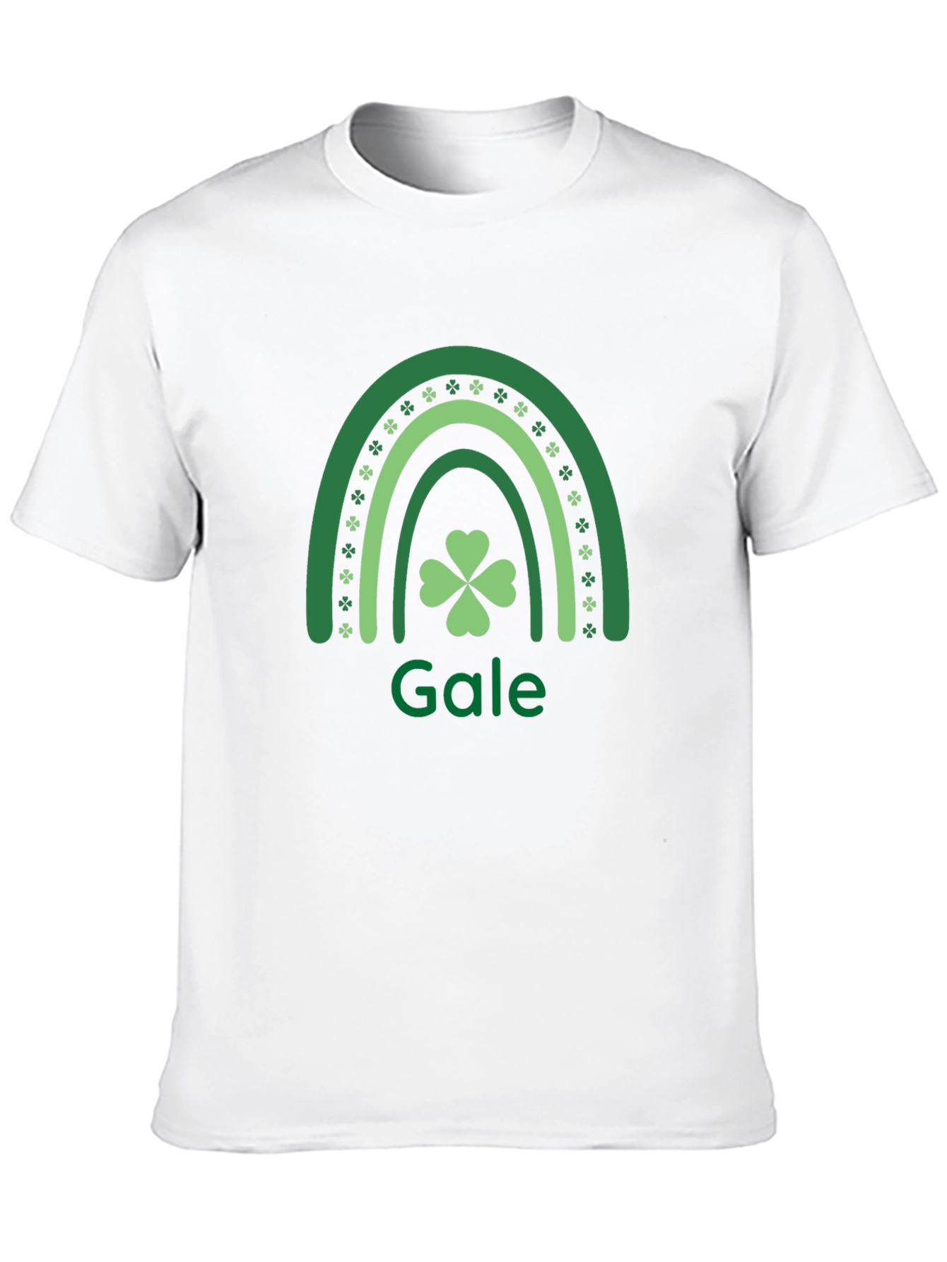 Gale St. Patricks Day Rainbow Clover T-Shirt