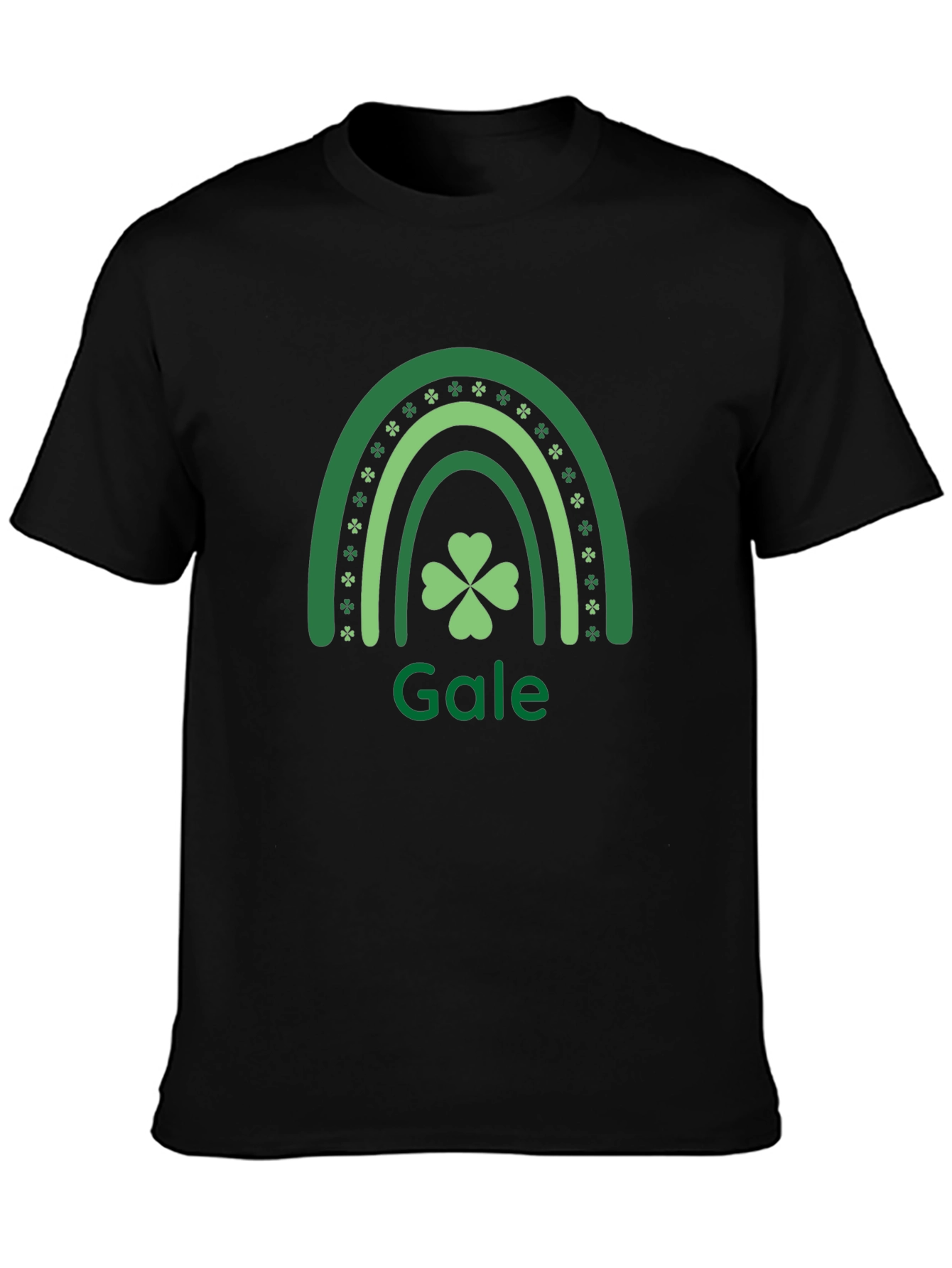 Gale St. Patricks Day Rainbow Clover T-Shirt