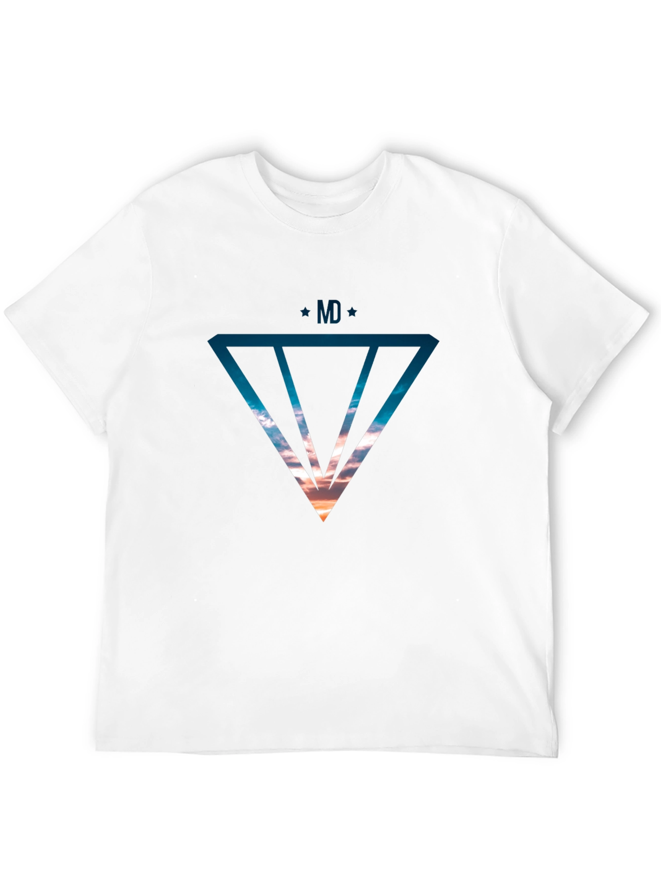 Modern Graphic Print Tee