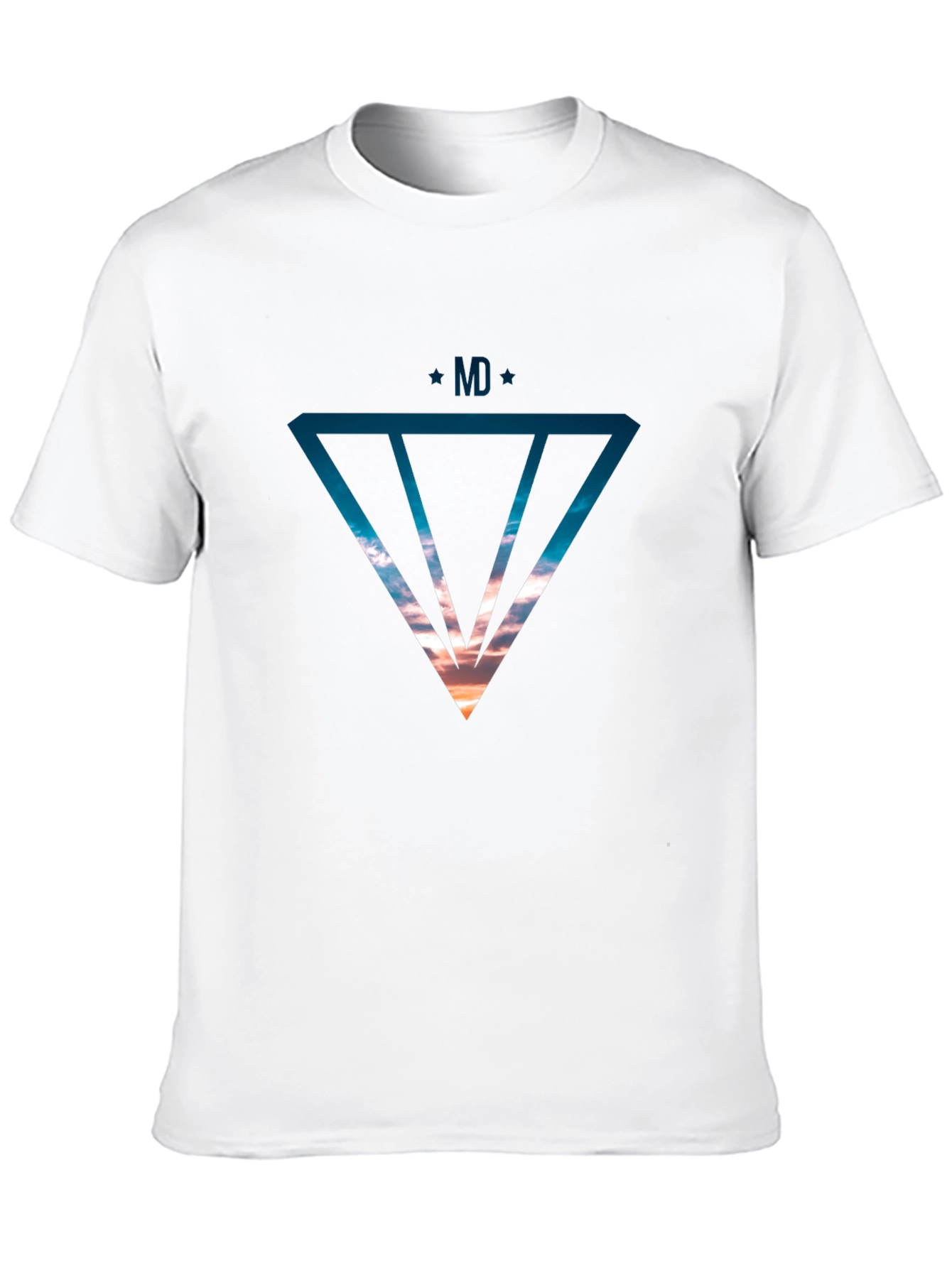 Modern Graphic Print Tee
