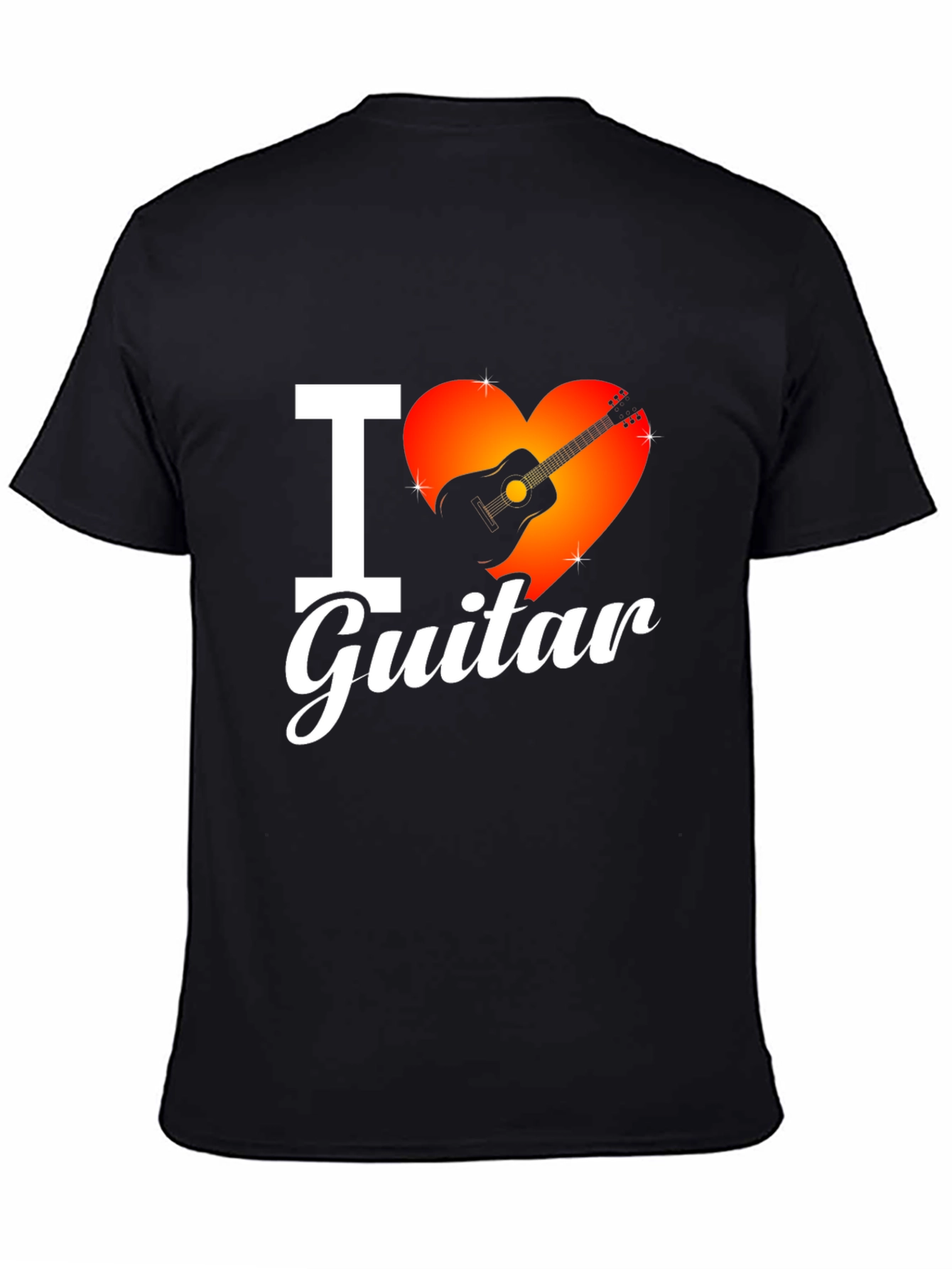 I Love Guitar T-Shirt - Music Lover Tee
