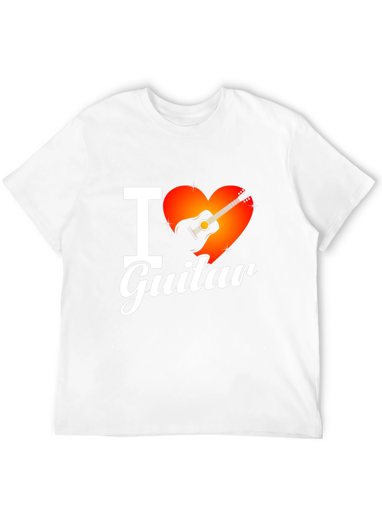 I Love Guitar T-Shirt - Music Lover Tee