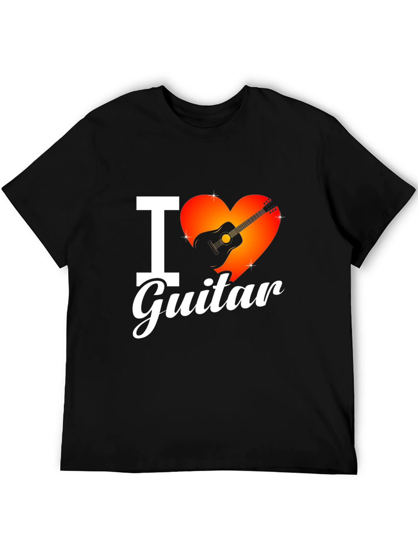 I Love Guitar T-Shirt - Music Lover Tee