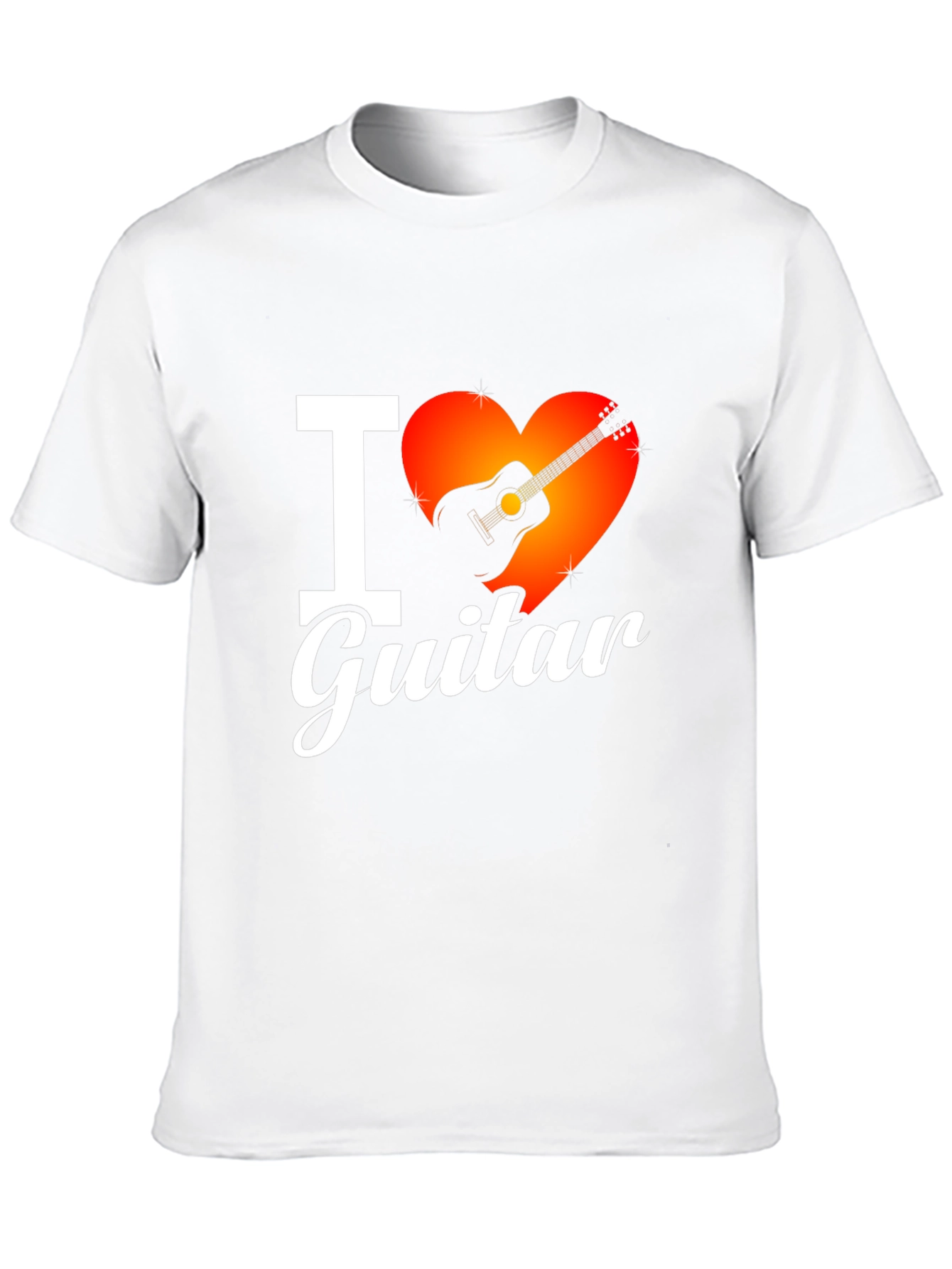 I Love Guitar T-Shirt - Music Lover Tee