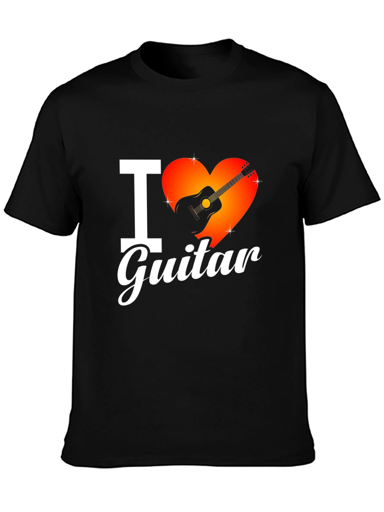 I Love Guitar T-Shirt - Music Lover Tee