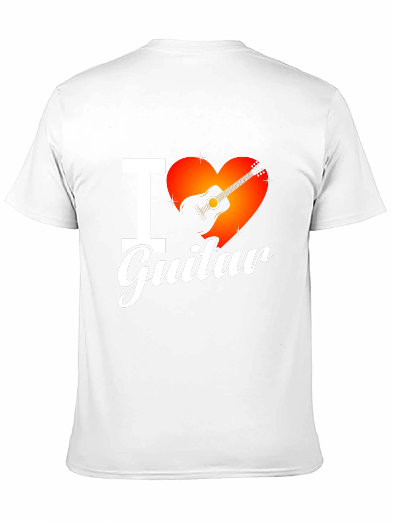 I Love Guitar T-Shirt - Music Lover Tee