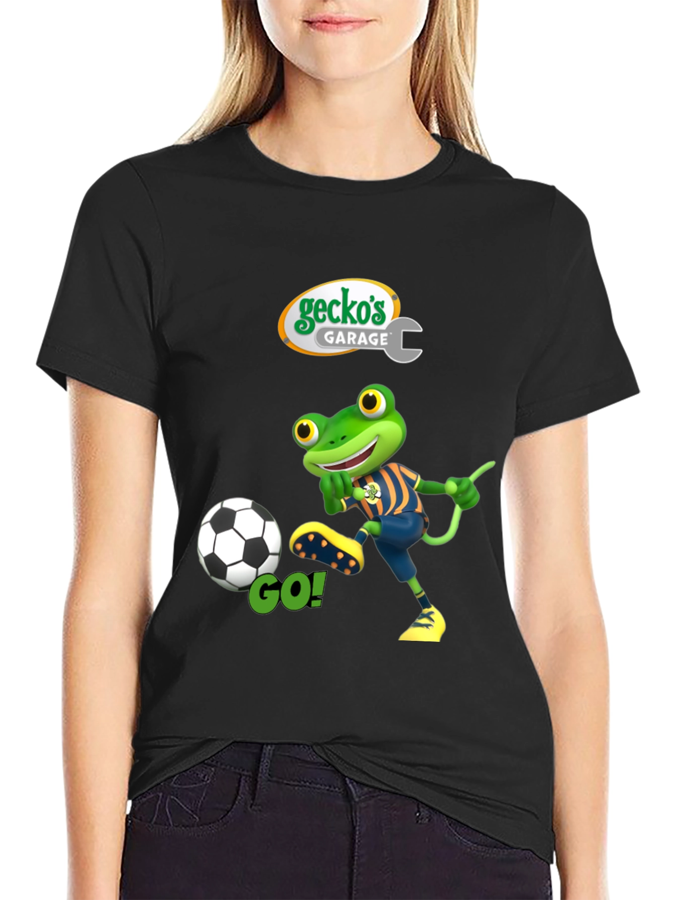 Geckos Garage Frog Soccer T-Shirt