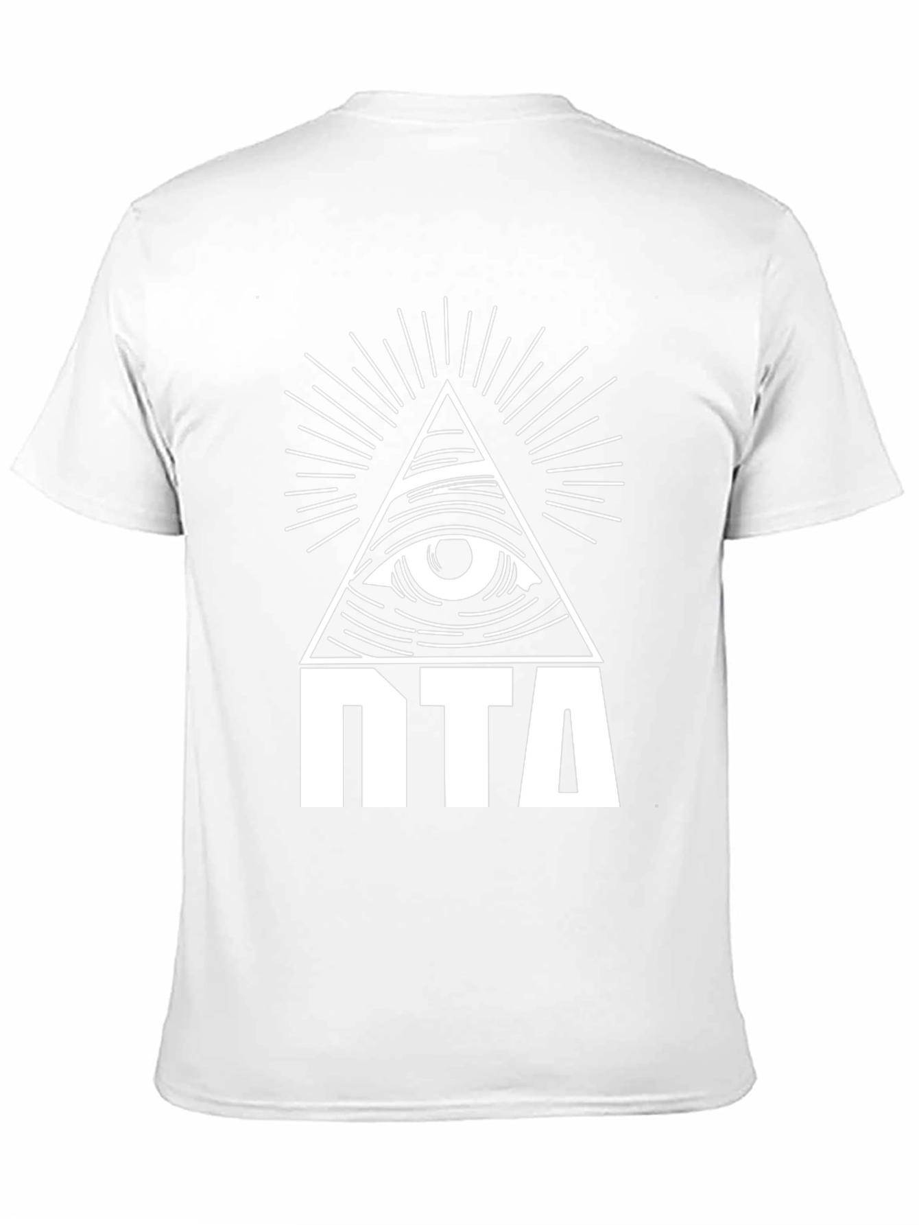 Illuminati Eye Pyramid Graphic Black T-Shirt