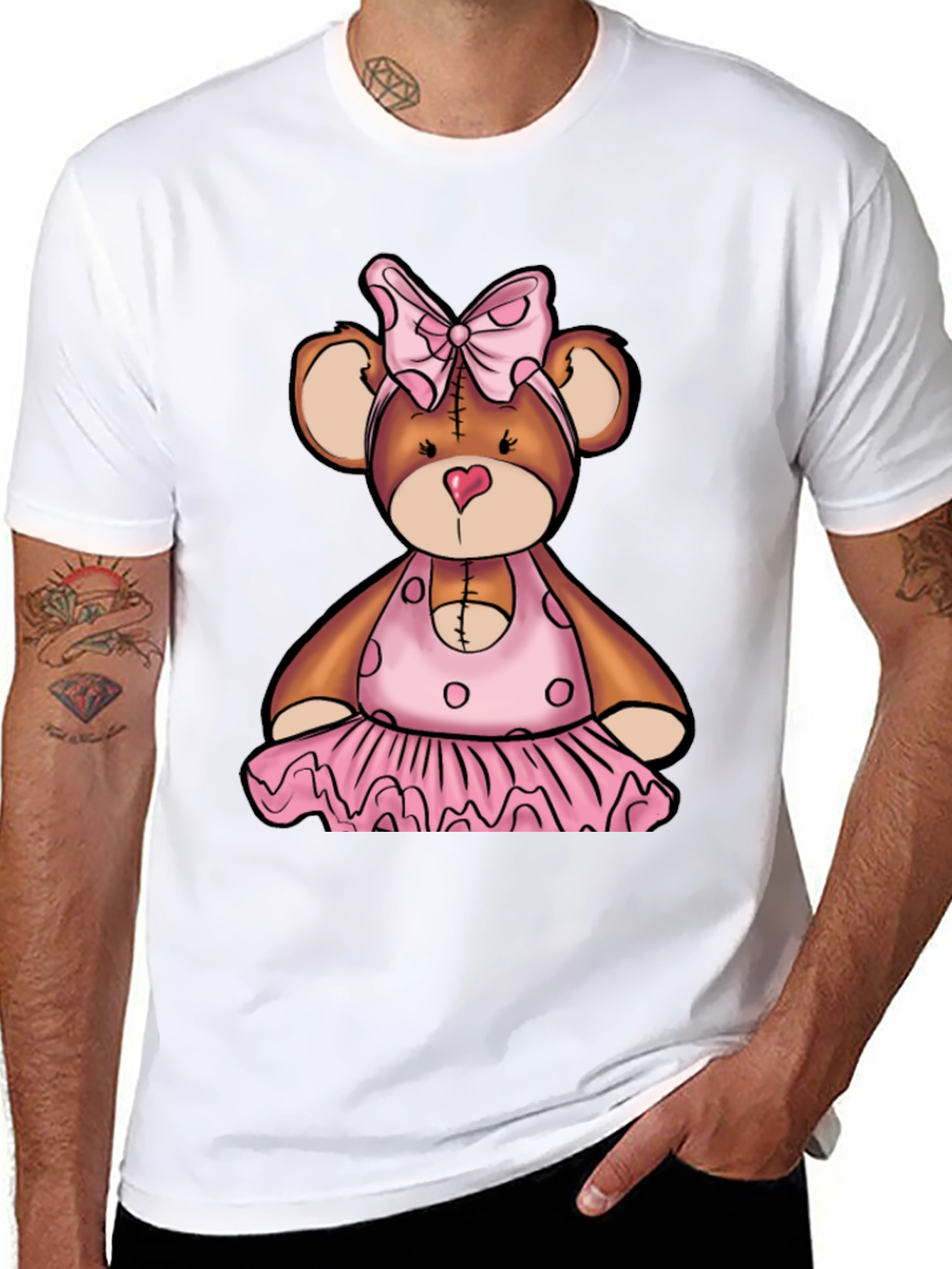 Teddy Bear Ballerina Graphic Tee