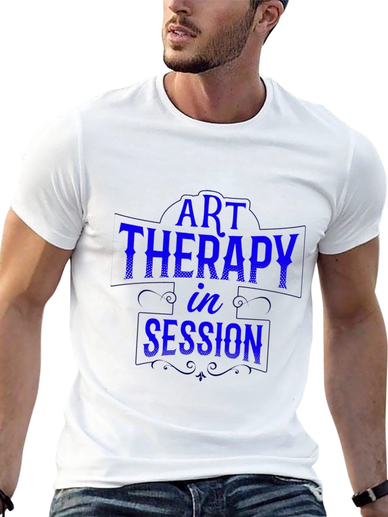 Art Therapy in Session Black T-Shirt