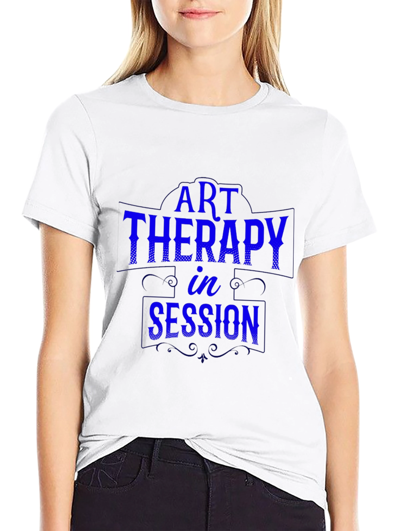 Art Therapy in Session Black T-Shirt