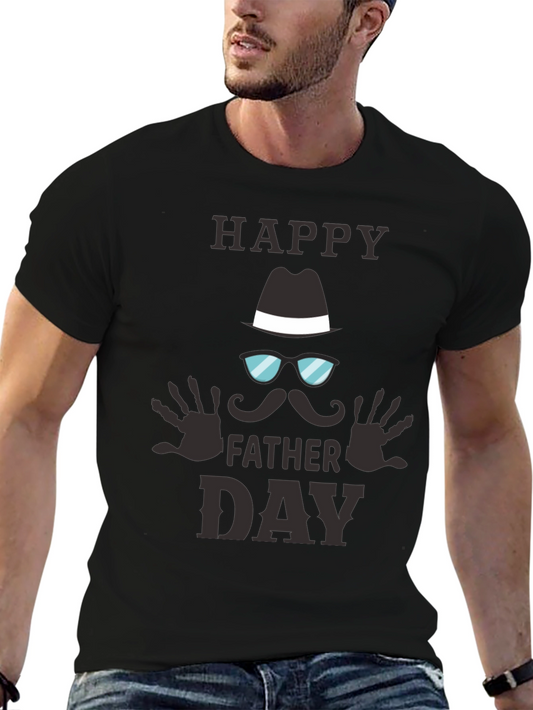 Happy Fathers Day Graphic Tee - Cool Dad Style