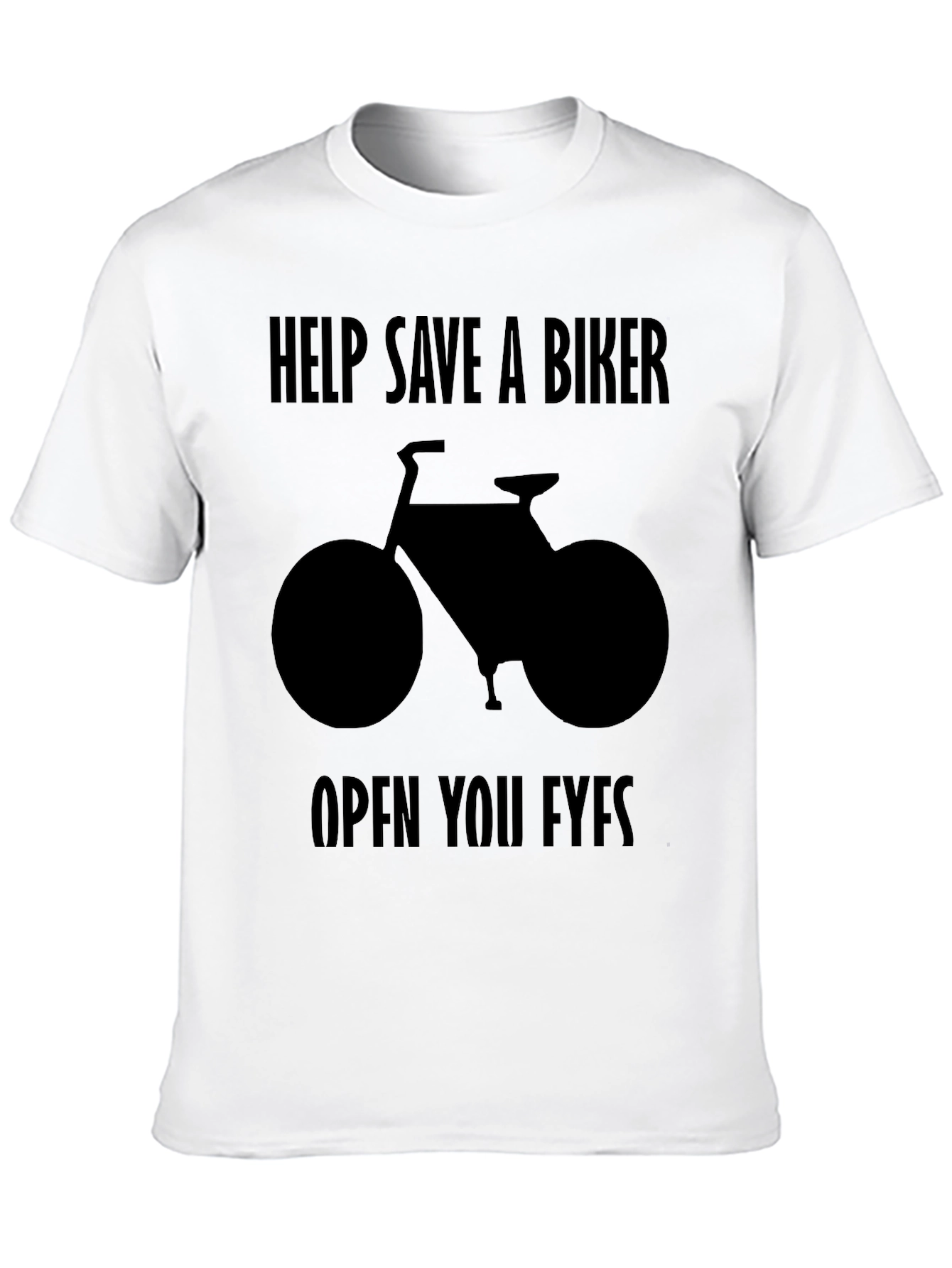 Save a Biker T-Shirt - Black Graphic Tee