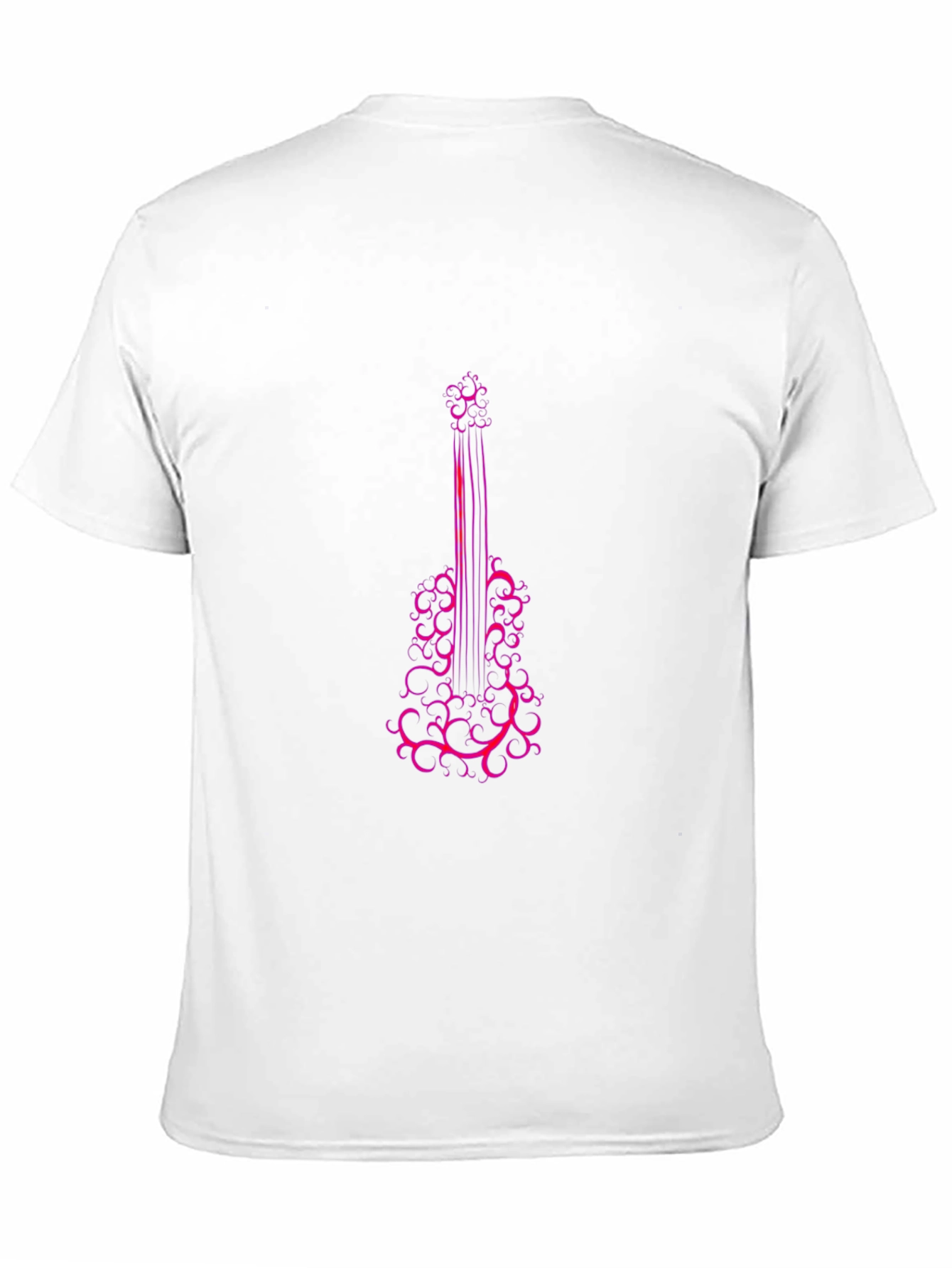 Guitar Art Graphic T-Shirt - Black