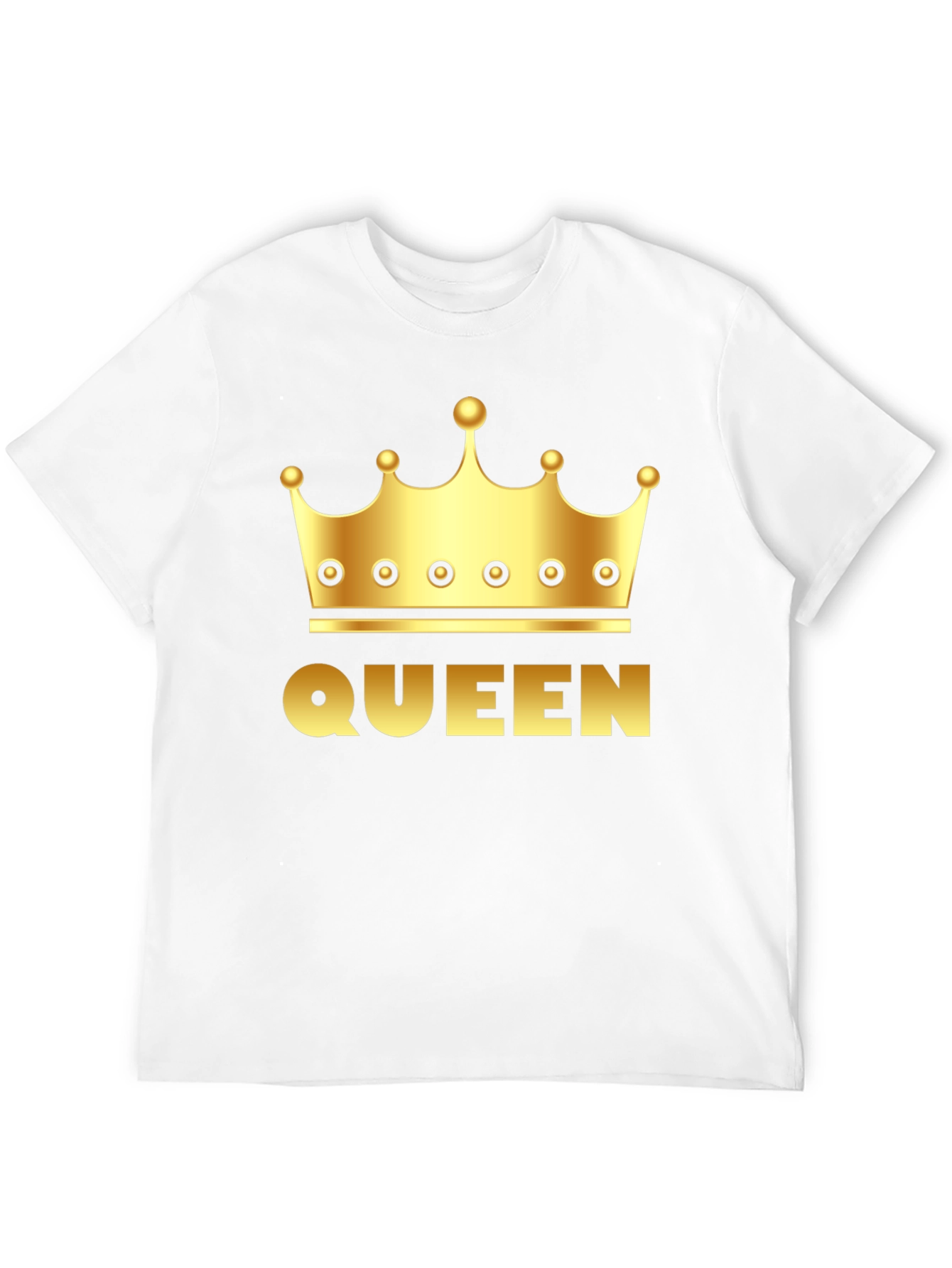 Queen Crown Graphic Black T-Shirt