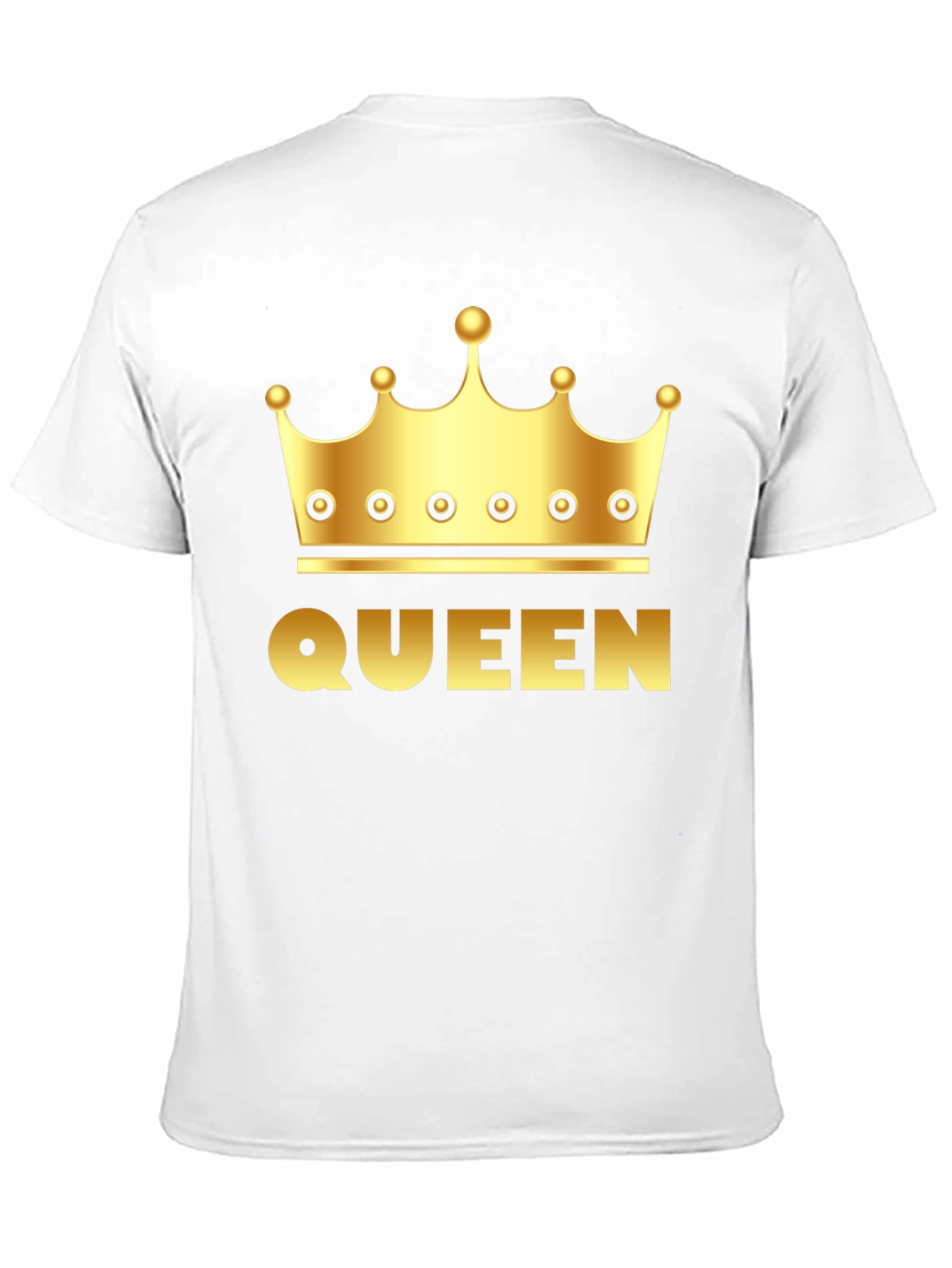 Queen Crown Graphic Black T-Shirt