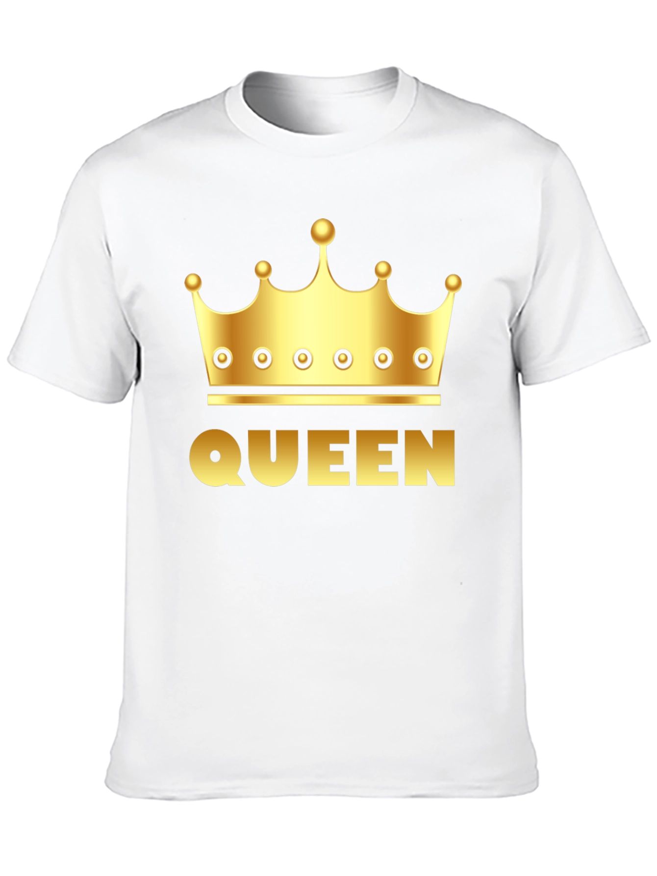 Queen Crown Graphic Black T-Shirt