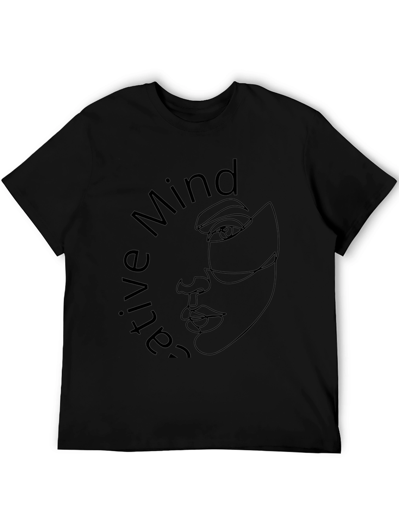 Creative Mind Graphic Tee - Black