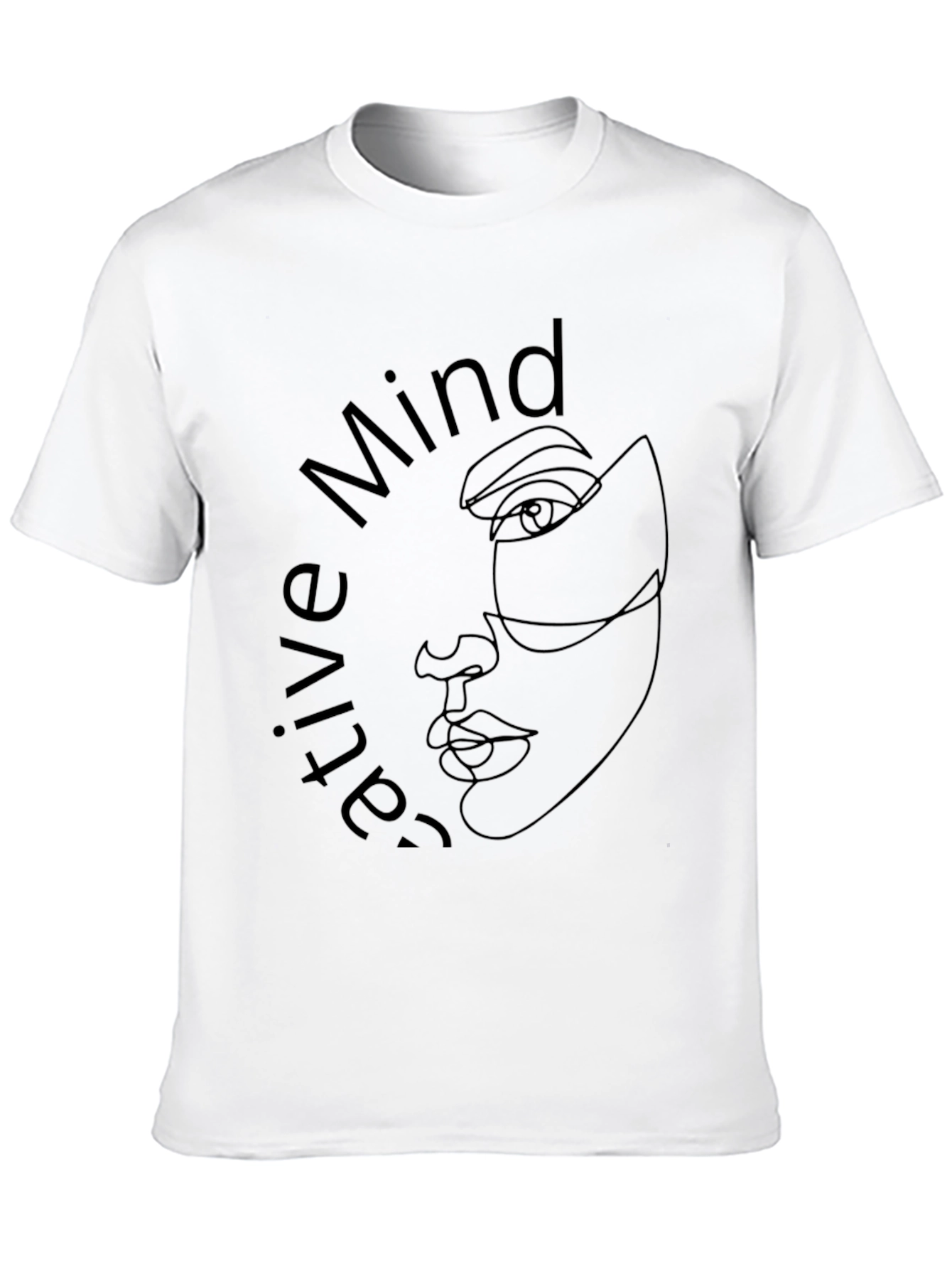 Creative Mind Graphic Tee - Black