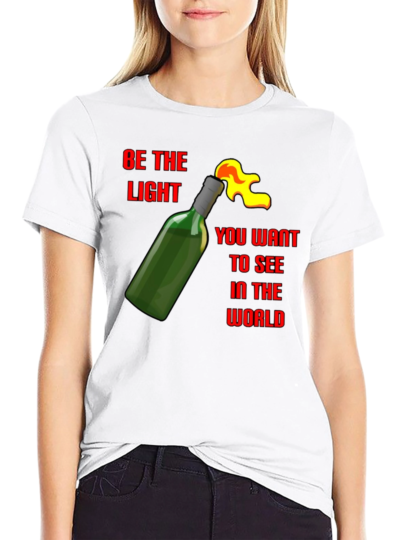 Be the Light Molotov Cocktail T-Shirt