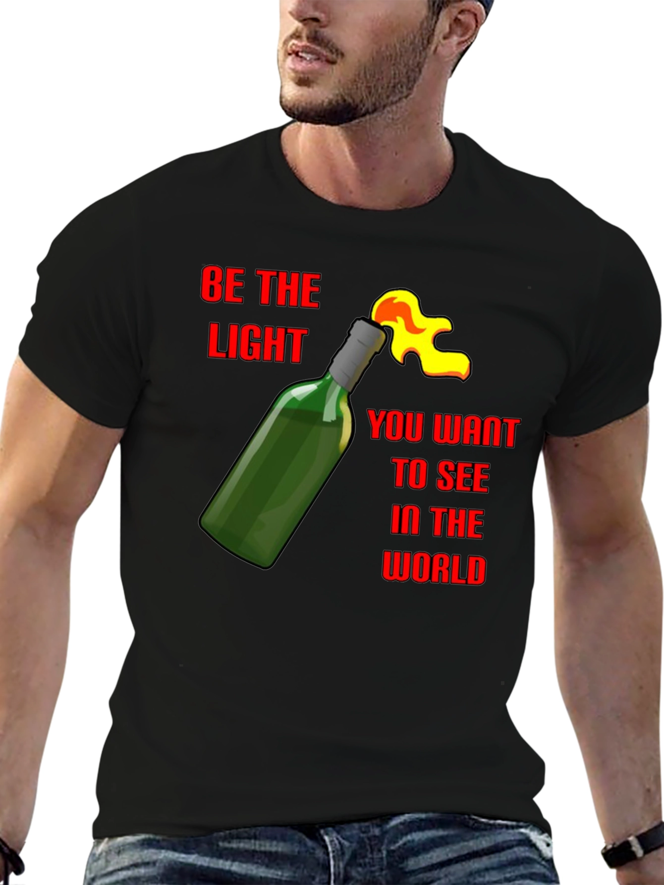 Be the Light Molotov Cocktail T-Shirt