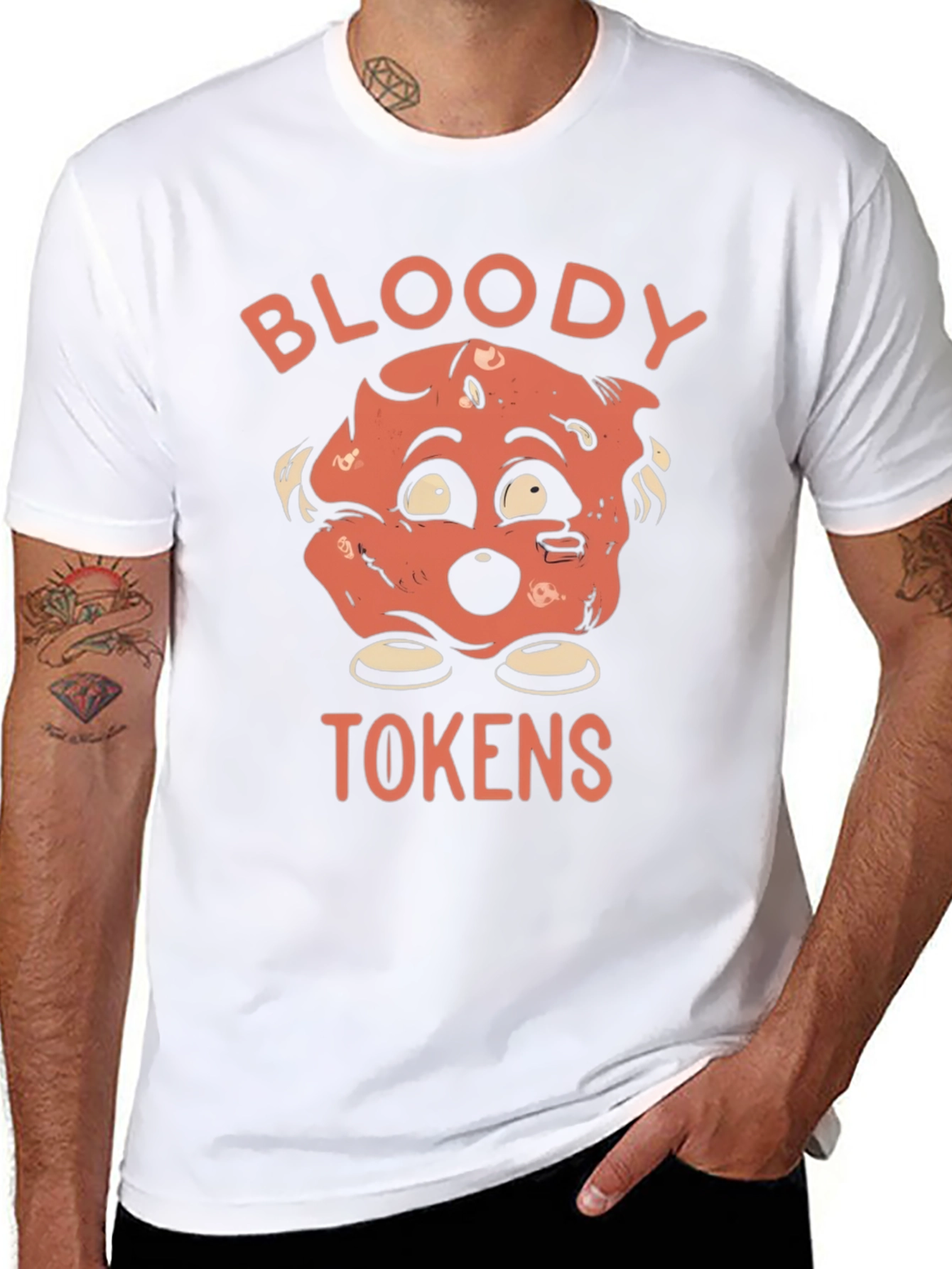 Bloody Tokens Graphic T-Shirt
