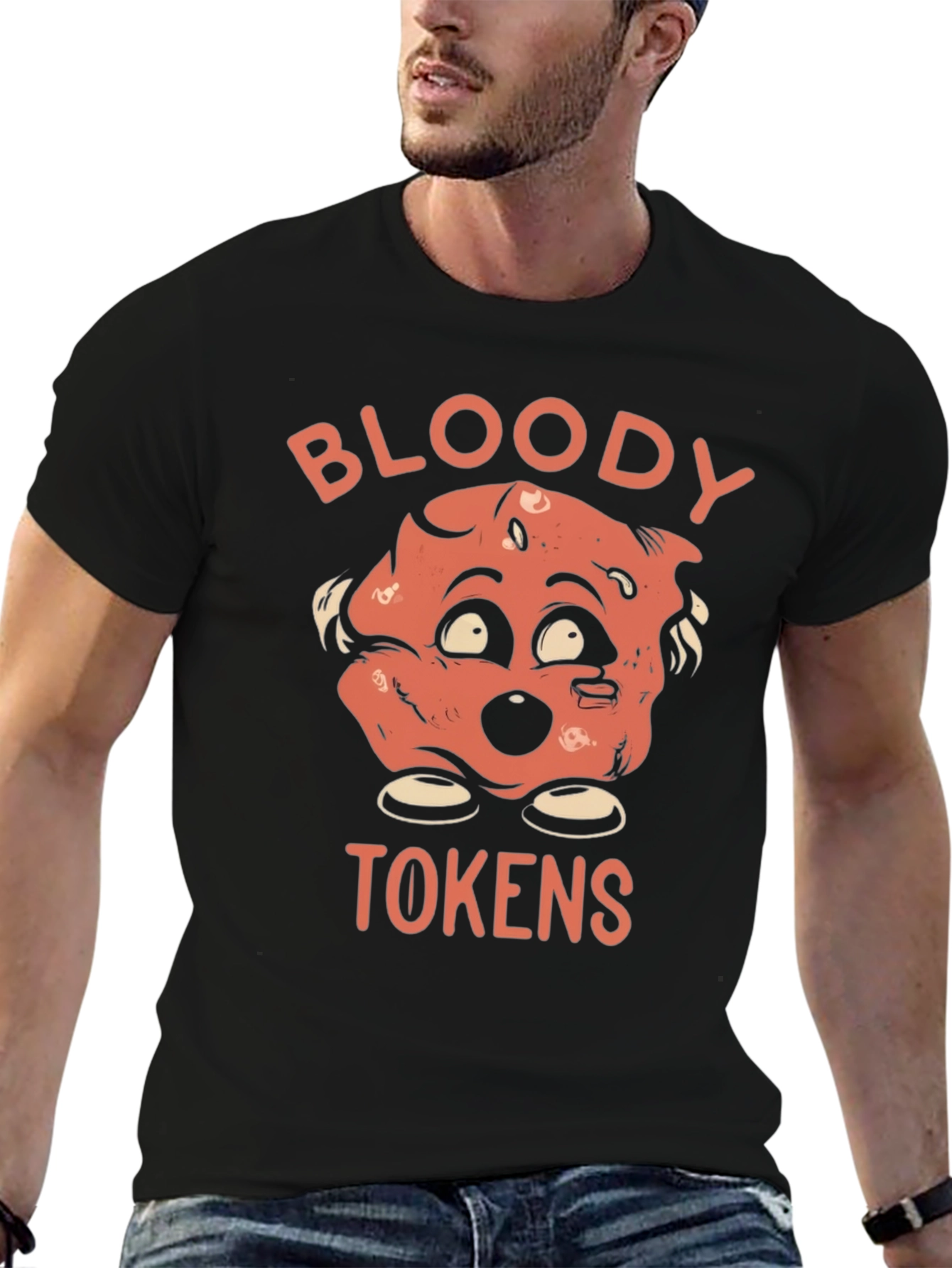 Bloody Tokens Graphic T-Shirt