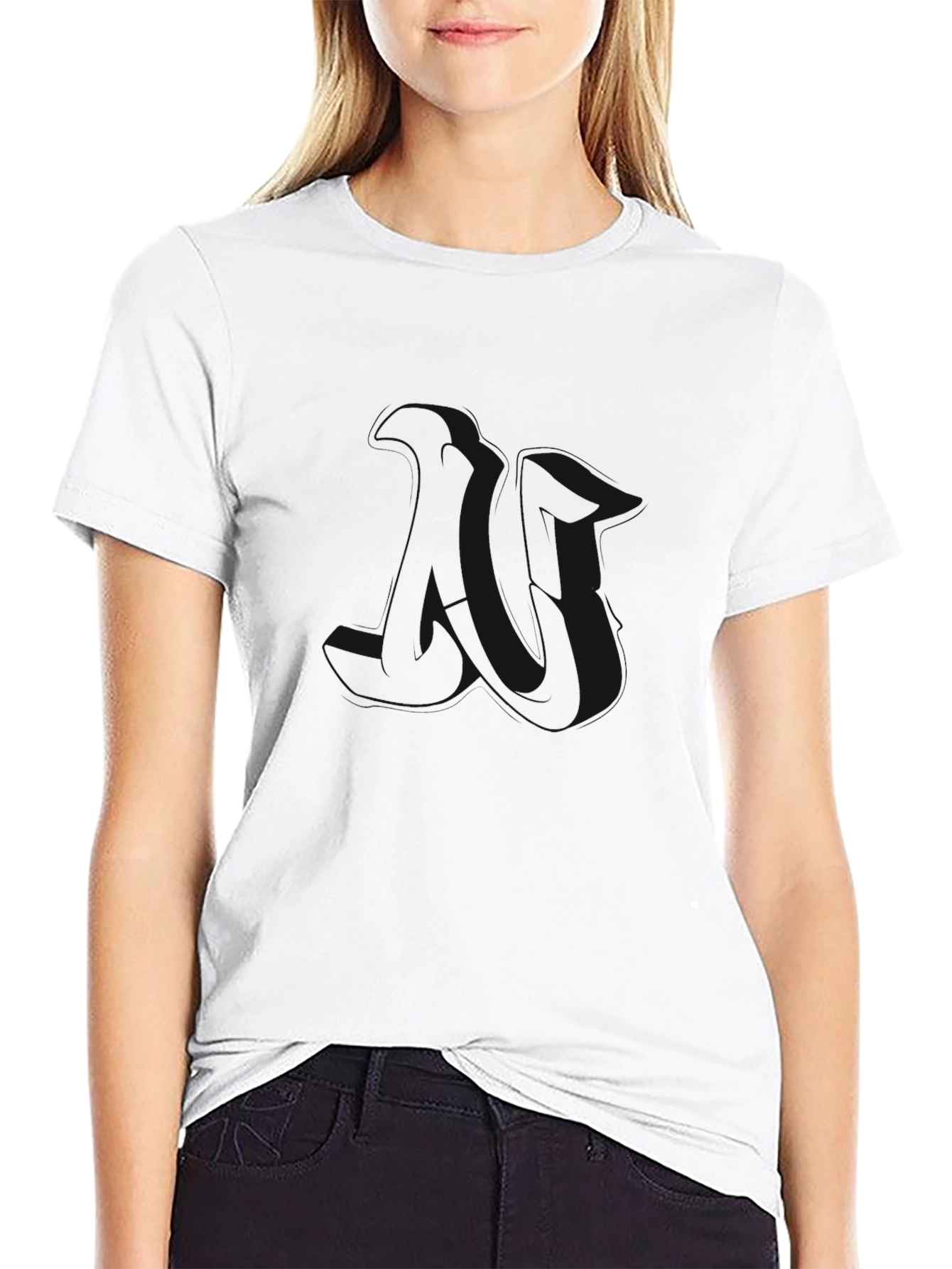 Mens Black Crew Neck T-Shirt - Casual Comfort